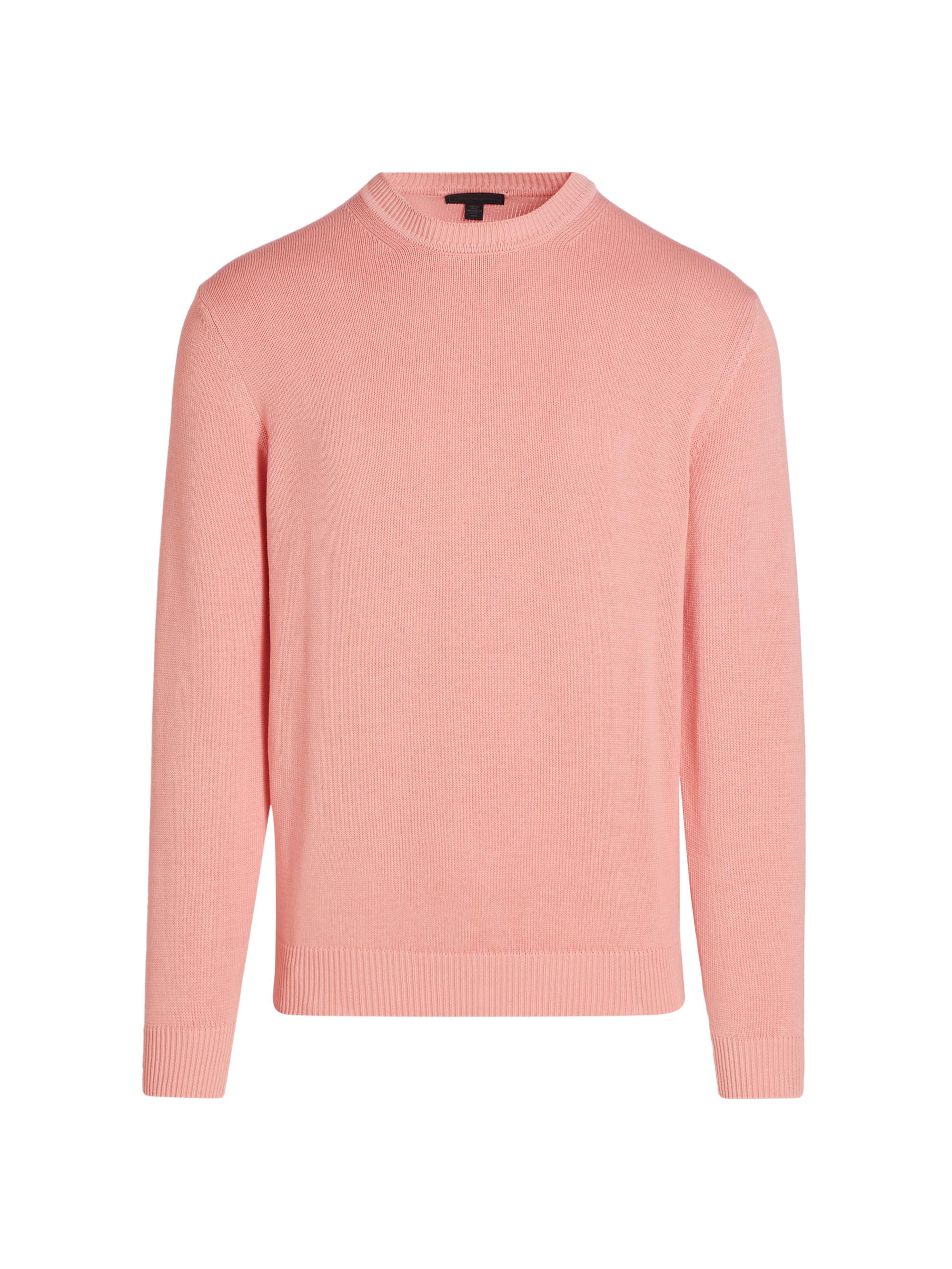 Saks Fifth Avenue Men's Garment-Dyed Crewneck Sweater - Pink