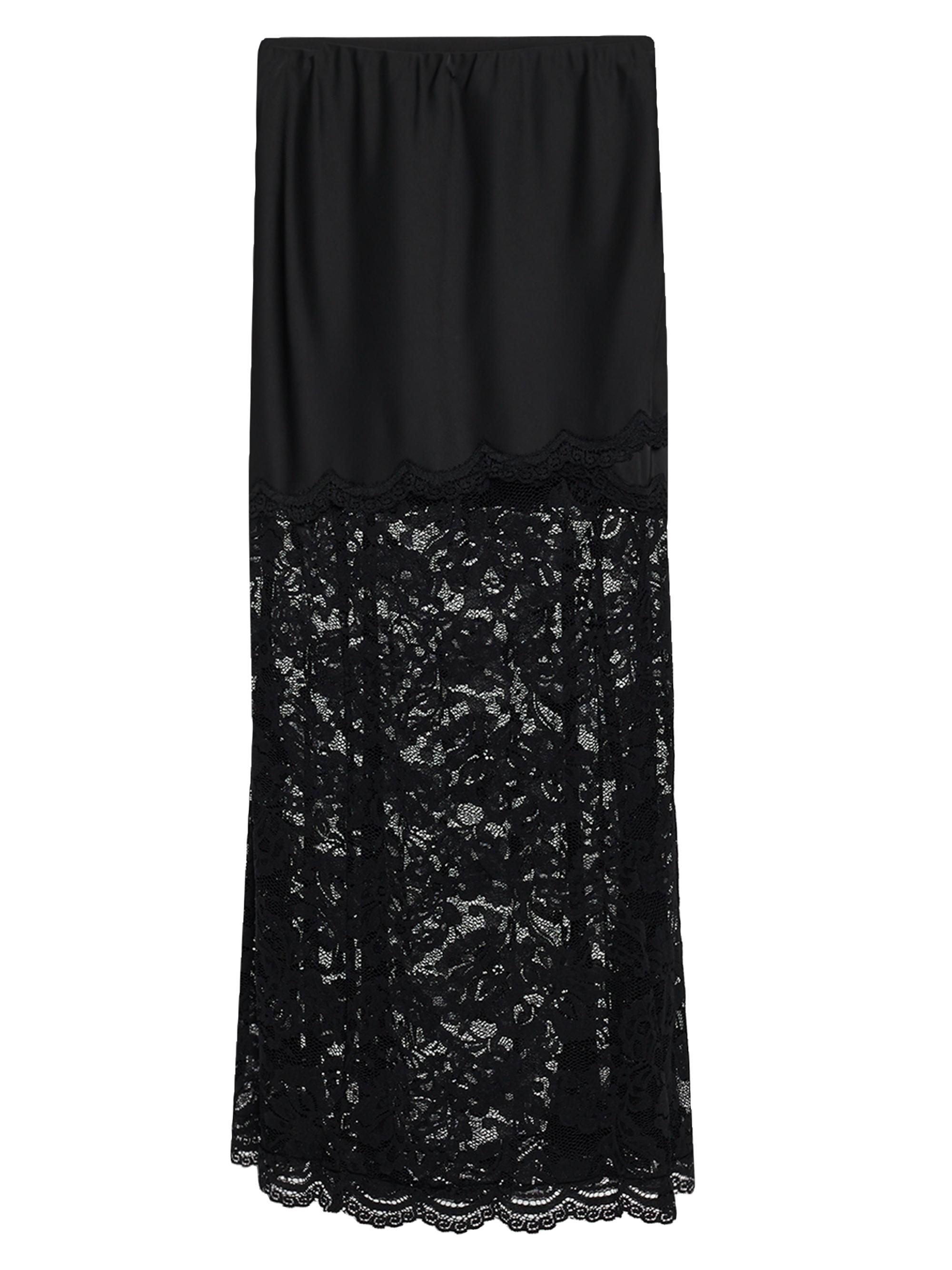 Fleur du Mal Lace Pointelle Maxi Skirt | Saks Fifth Avenue