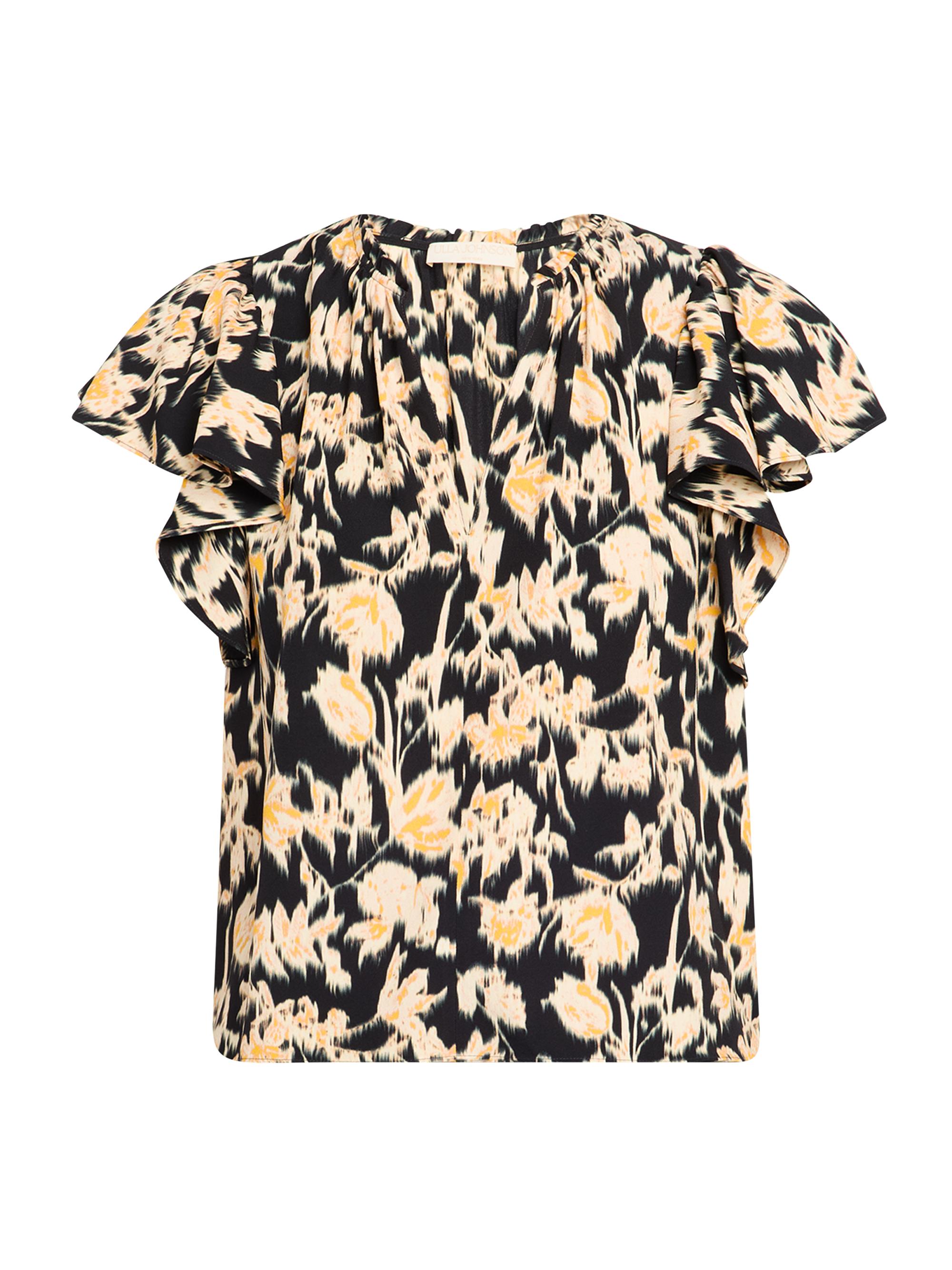Ulla Johnson Women's Lilo Flutter-Sleeve Blouse