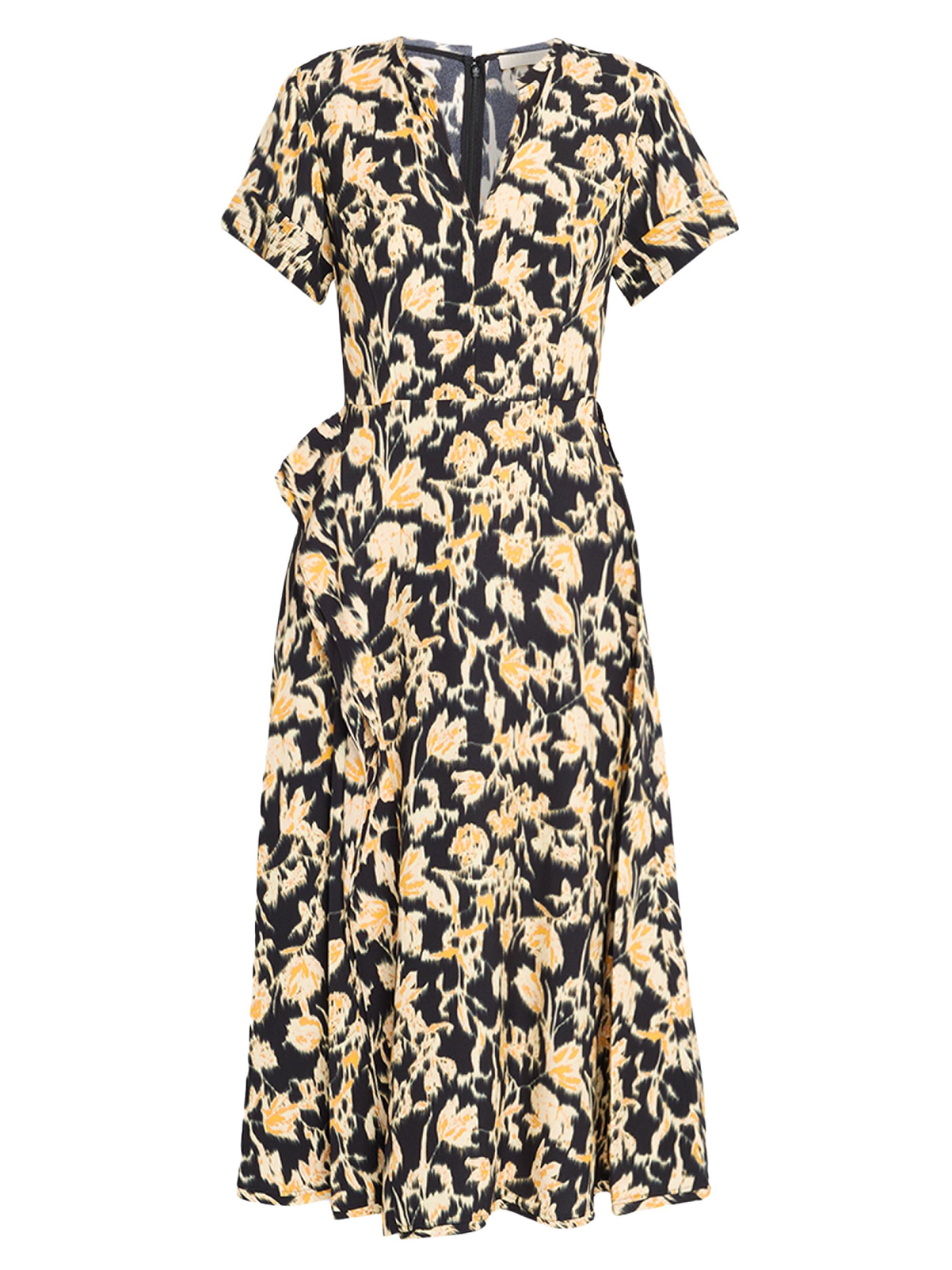 Ulla Johnson Women's Nadya Floral Peplum Midi Dress - Tourmaline