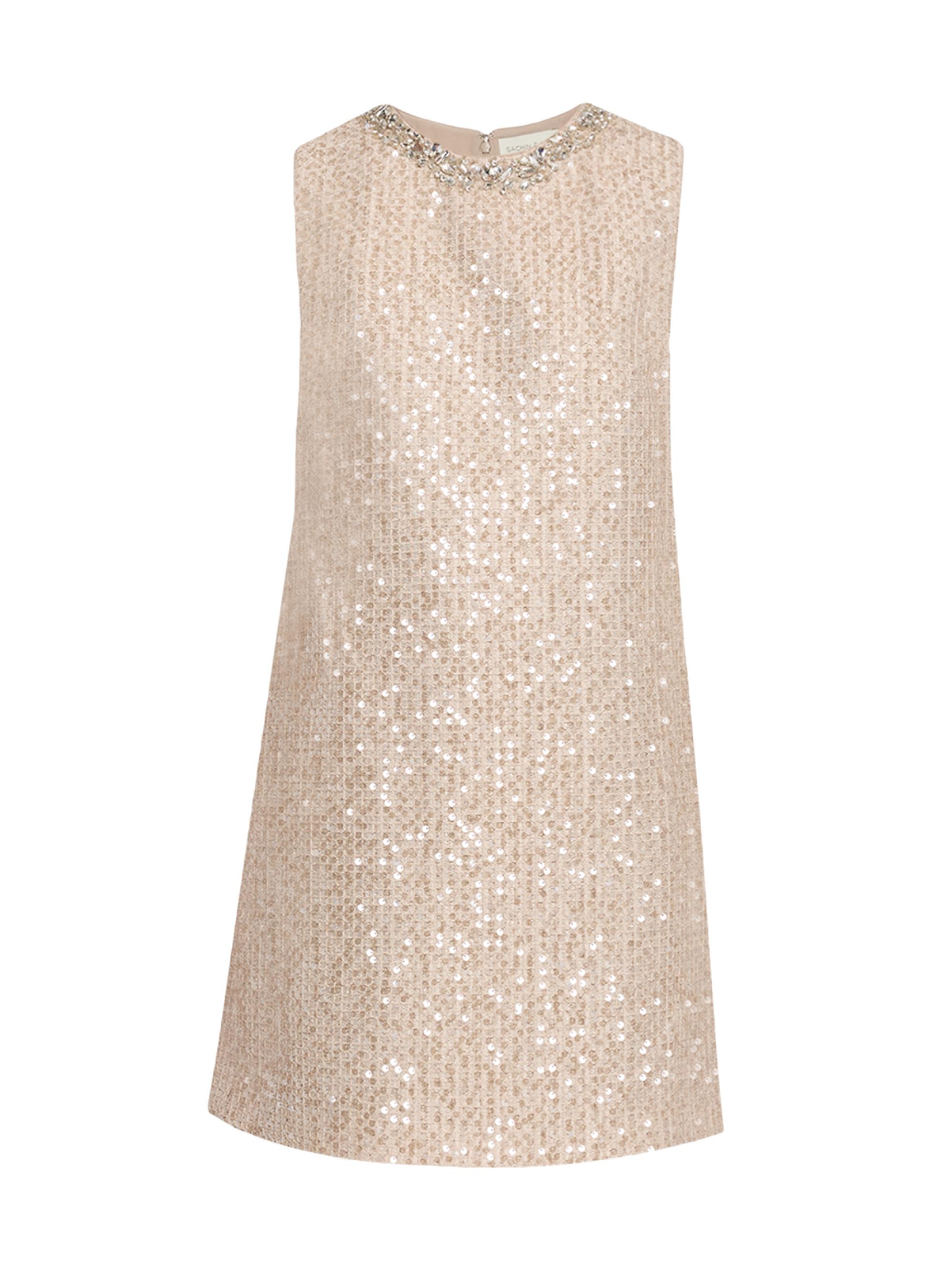 Sachin & Babi Women's Uma Crystal-Embellished Sequin Minidress - Dune