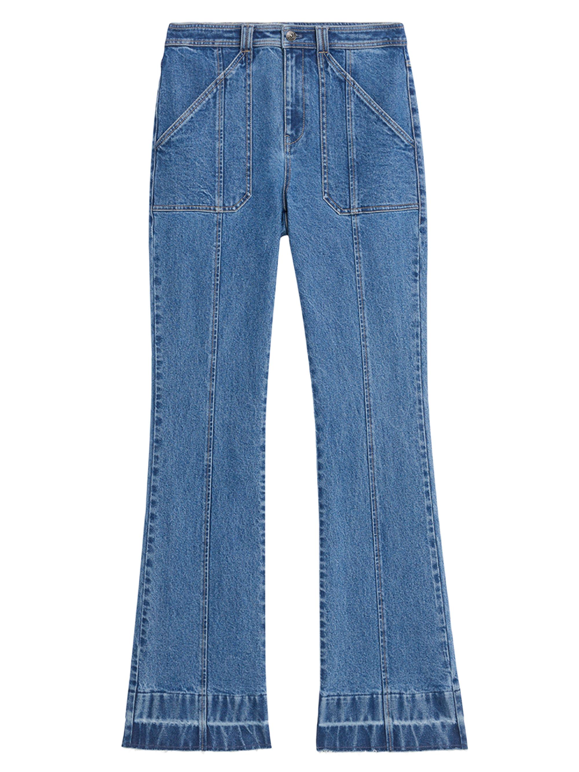 Cinq à Sept Dorothea Wide-Leg Denim Pants | Saks Fifth Avenue