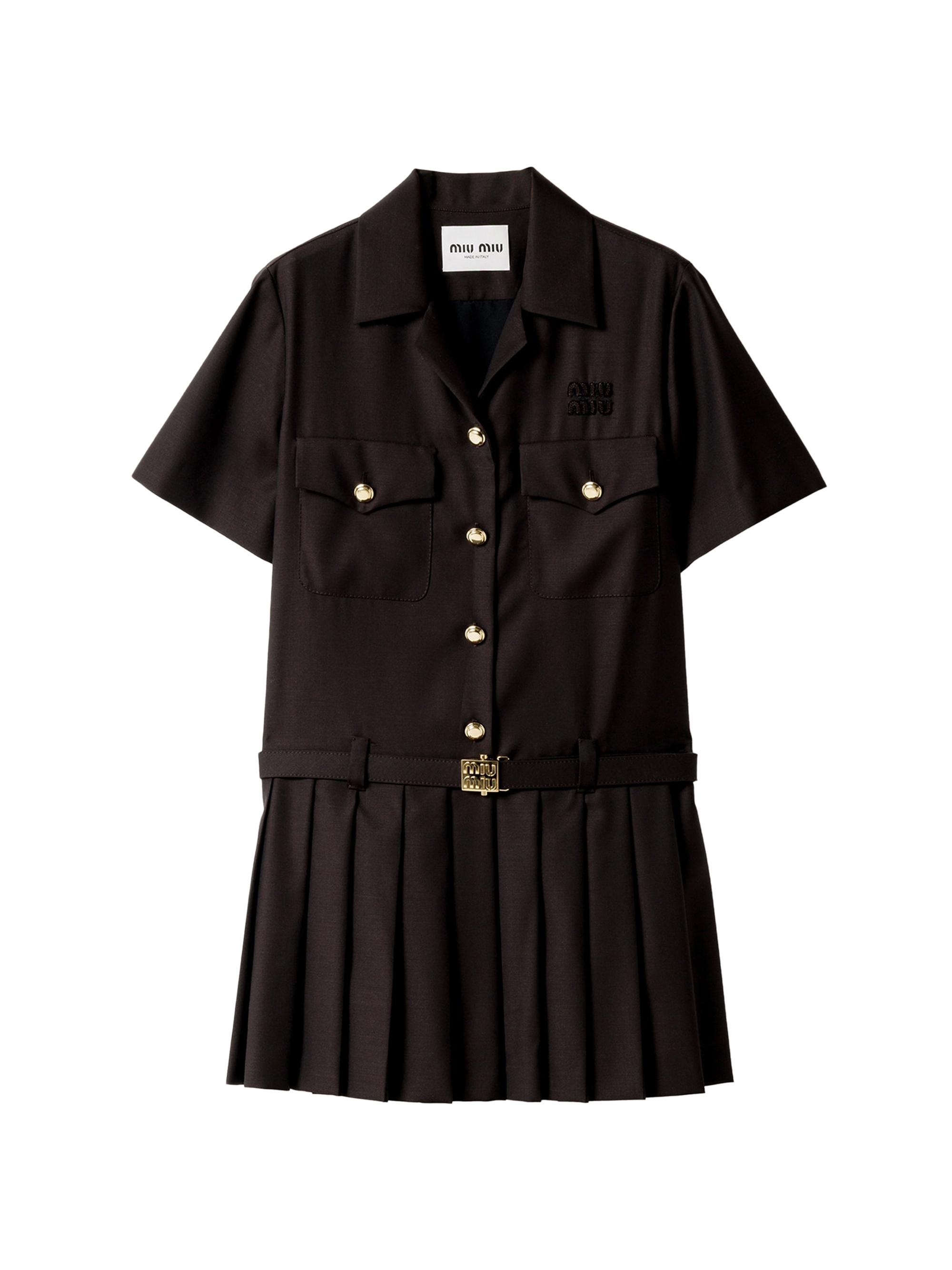 Miu Miu Women's Batavia Mini Dress - Brown