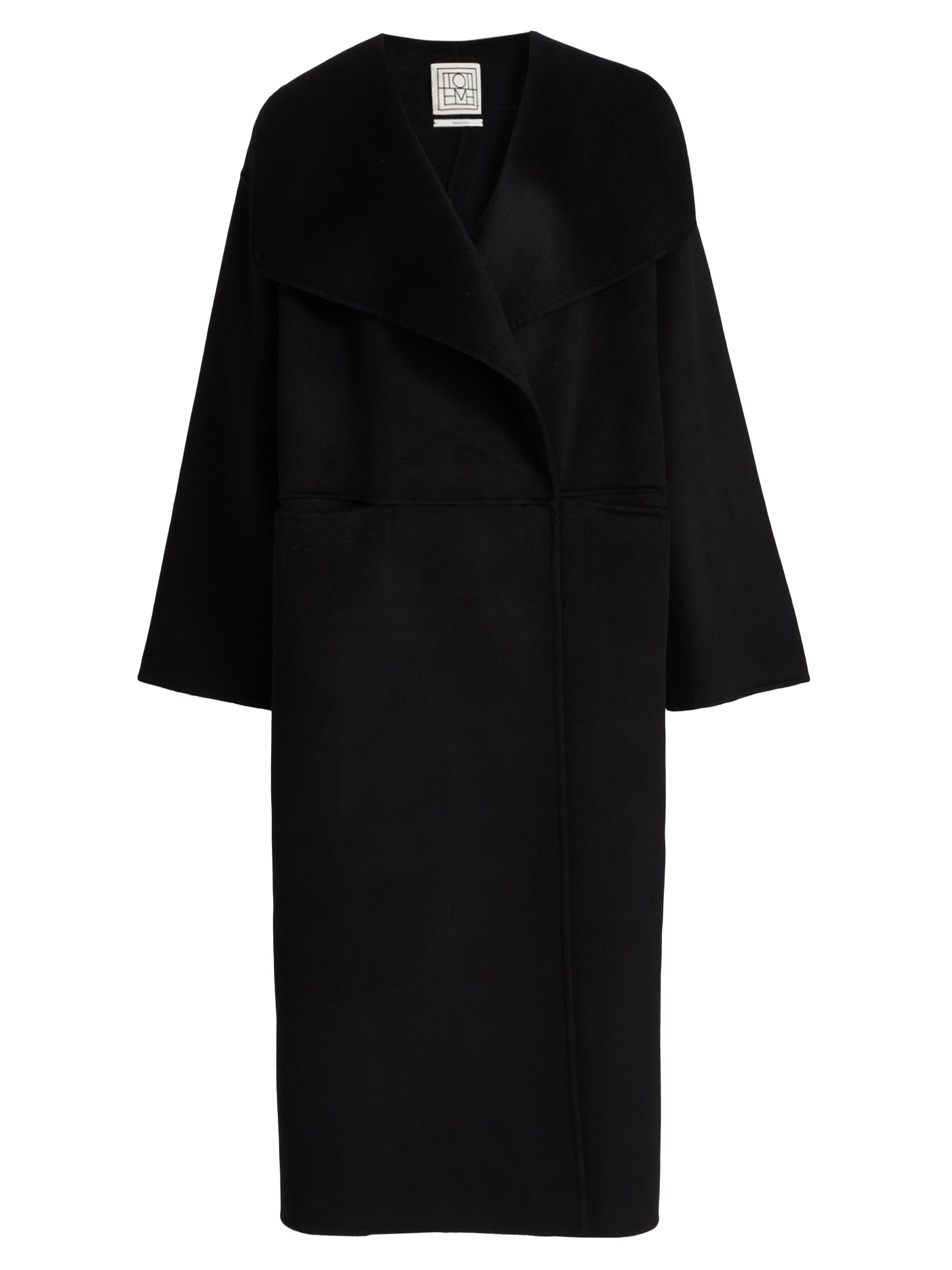Toteme Open-Front Wool Coat | Saks Fifth Avenue