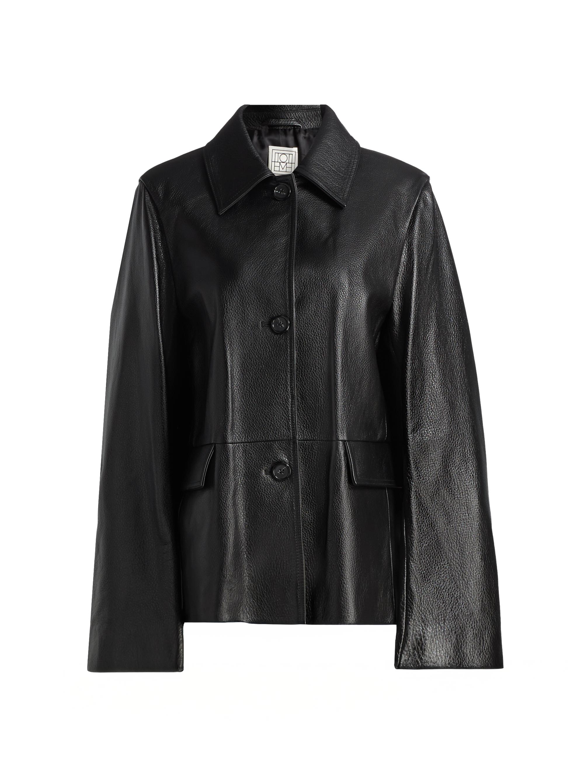 Toteme Collarless Cinched Jacket | Saks Fifth Avenue