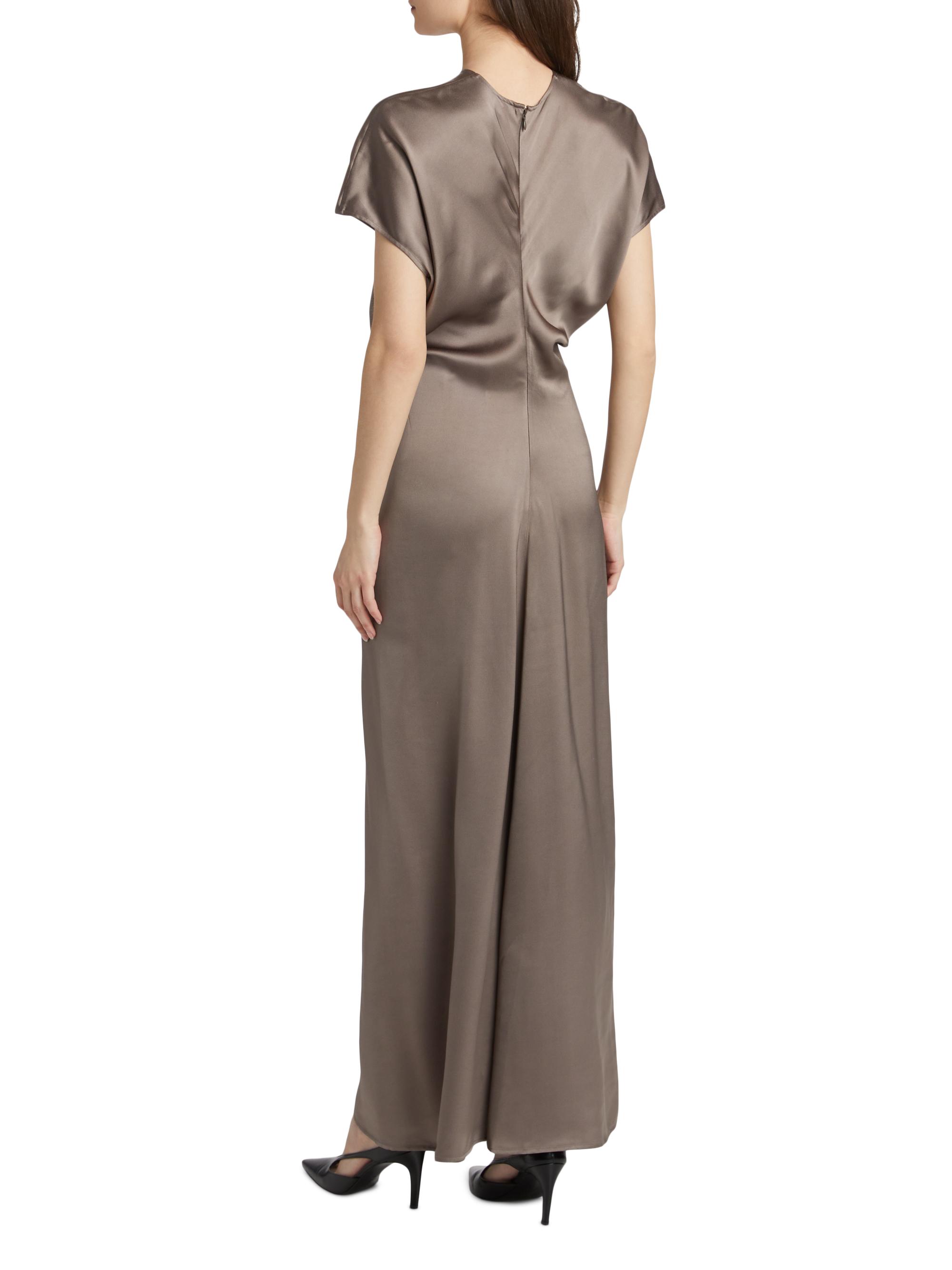 toteme bias cut satin dress Toteme - Slouch Waist dress taupe - 30