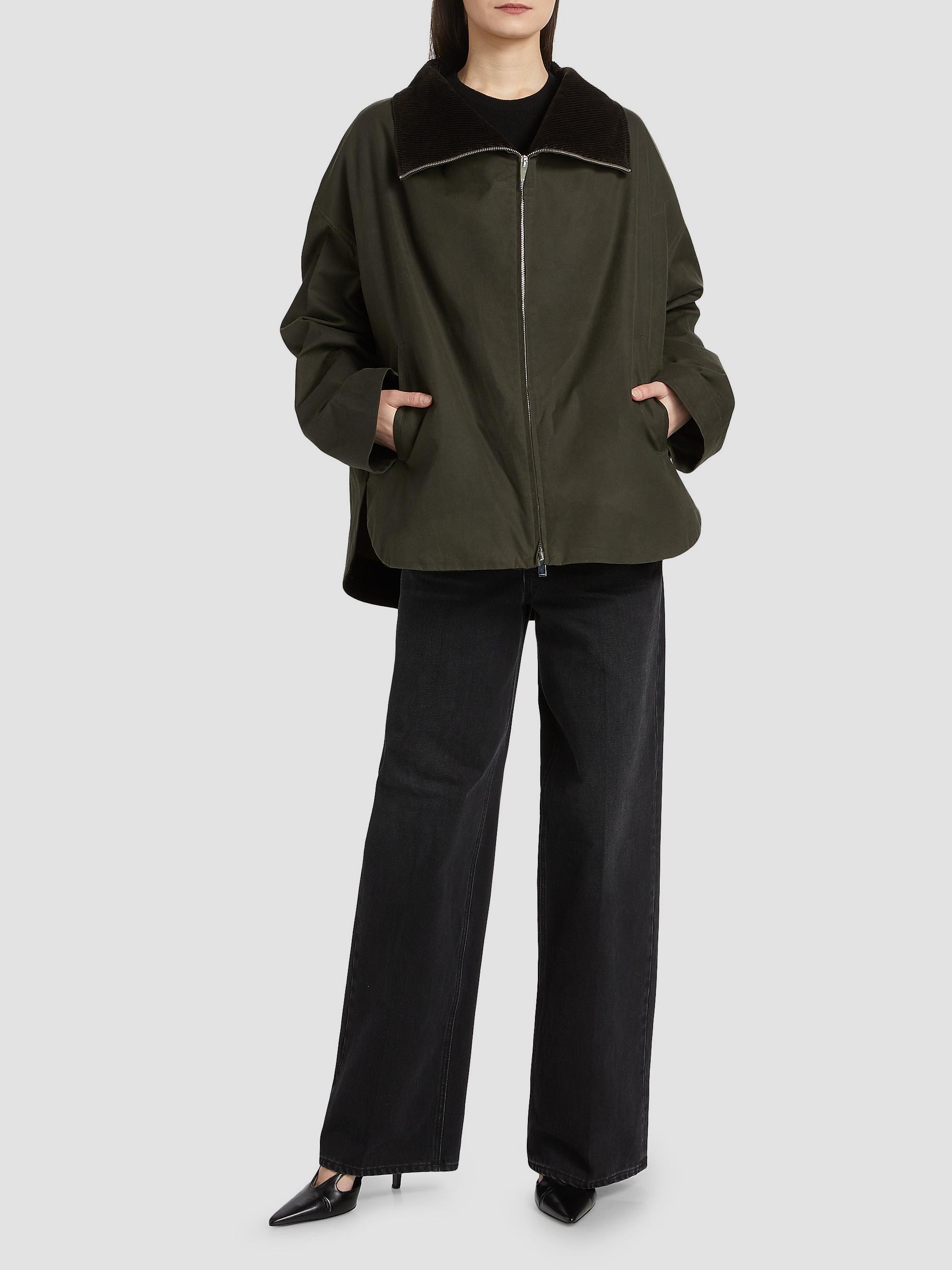 Toteme Funnelneck Cotton Jacket | Saks Fifth Avenue