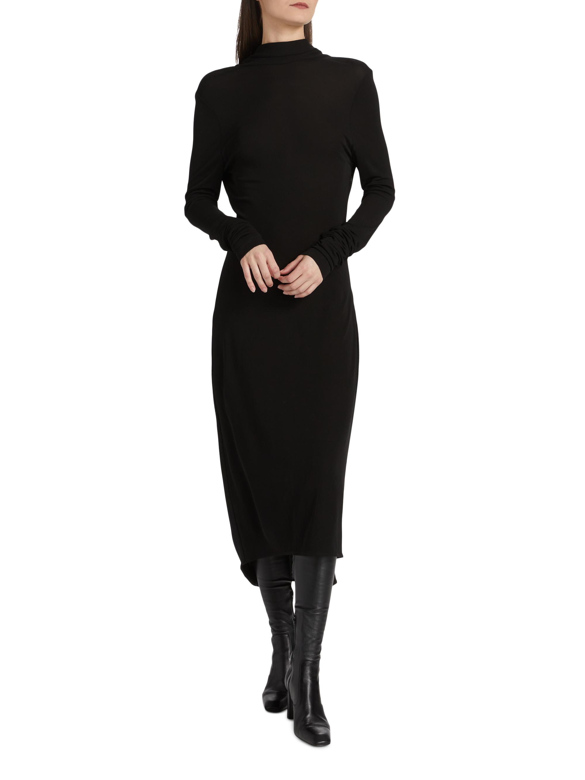 cocoon midi dress Avocado Gathered Cocoon Midi Dress