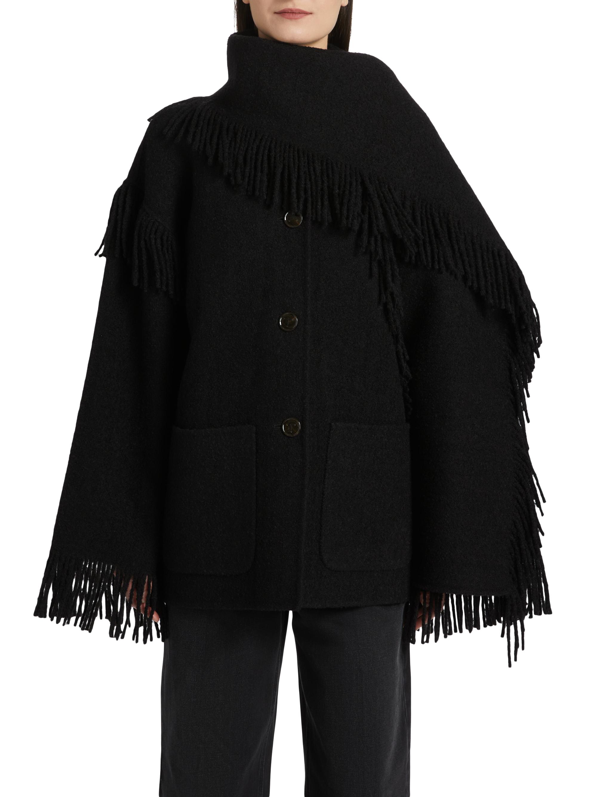 Toteme Fringed Scarf Jacket | Saks Fifth Avenue