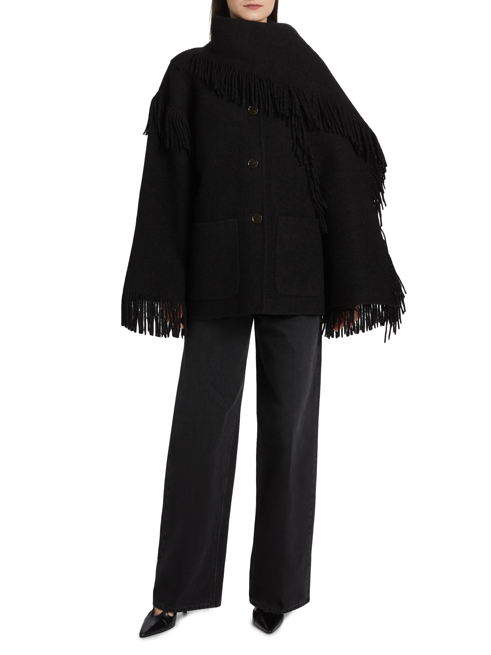 Toteme Fringed Scarf Jacket | Saks Fifth Avenue