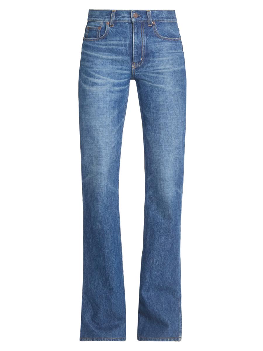 Chloé Split-Hem Straight-Leg Jeans | Saks Fifth Avenue