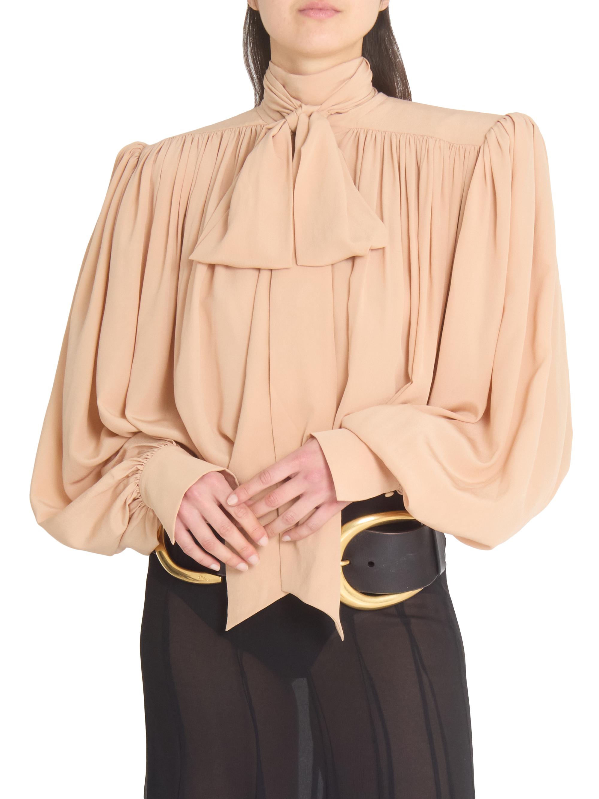 Chloé Tieneck Silk Blouse | Saks Fifth Avenue