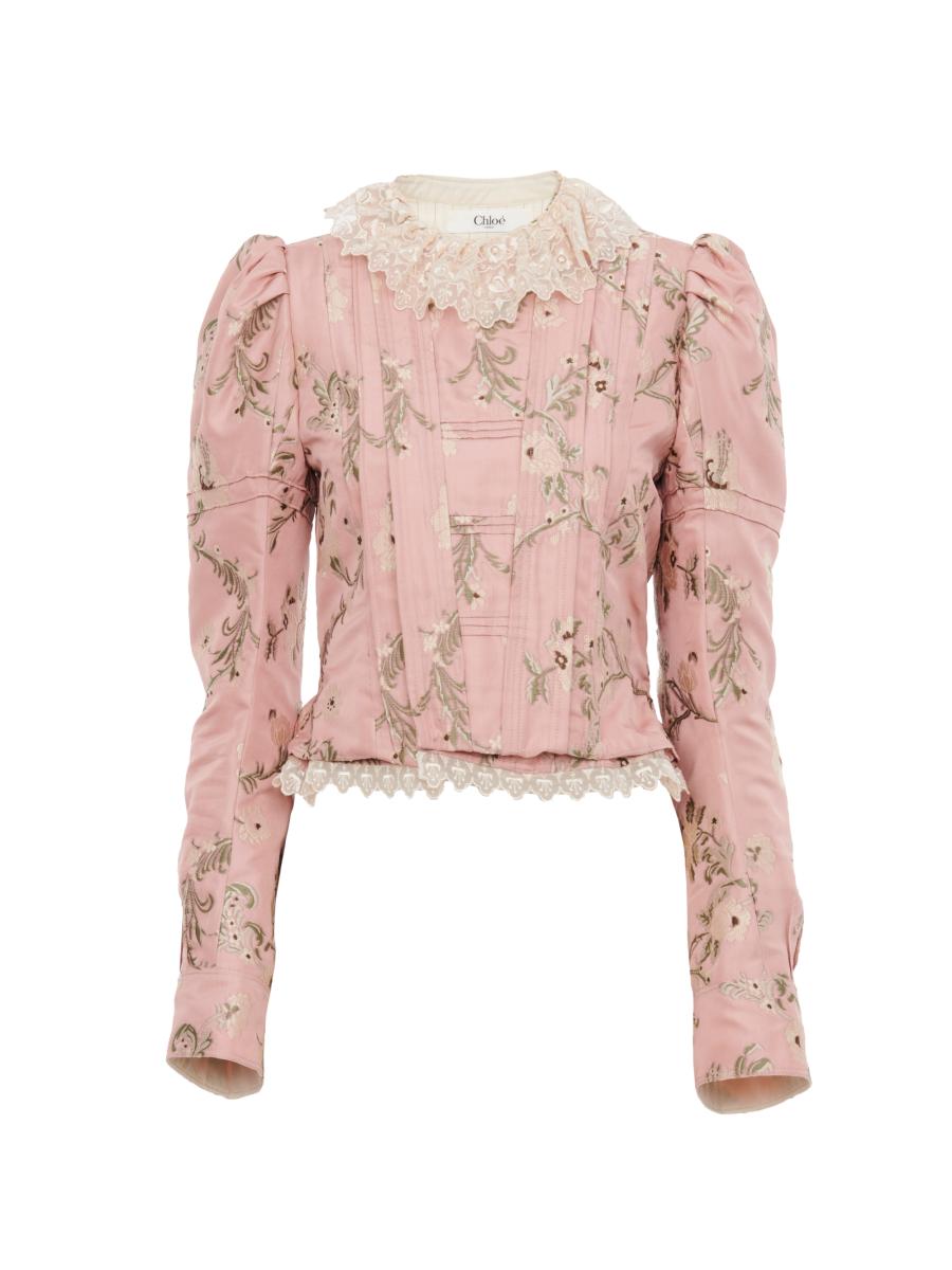 ジャケット・アウター MEDI LACE EMBROIDERY COLLAR JACKET MEDI LACE EMBROIDERY COLLAR JACKET(Mサイズ) MEDI LACE