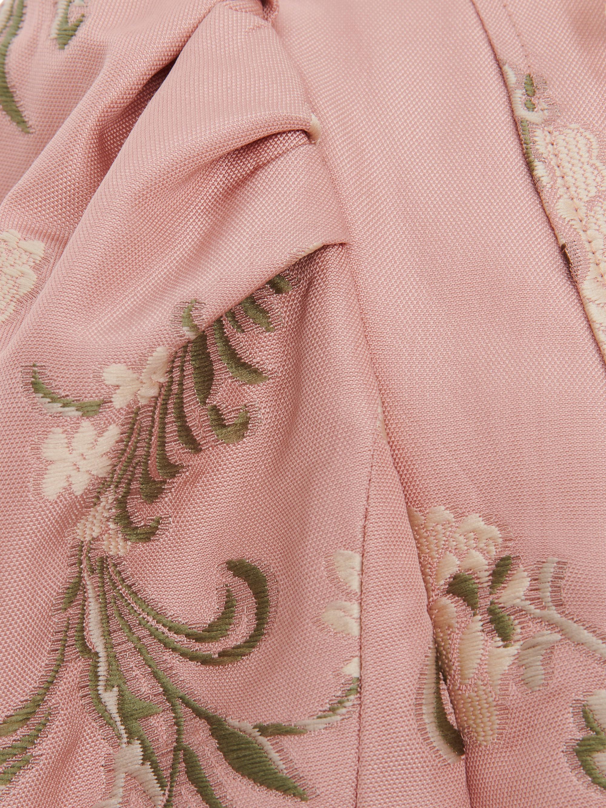 ジャケット・アウター MEDI LACE EMBROIDERY COLLAR JACKET&PANTS Vintage Antique White Net Cutwork Tambour Embroidery Lace