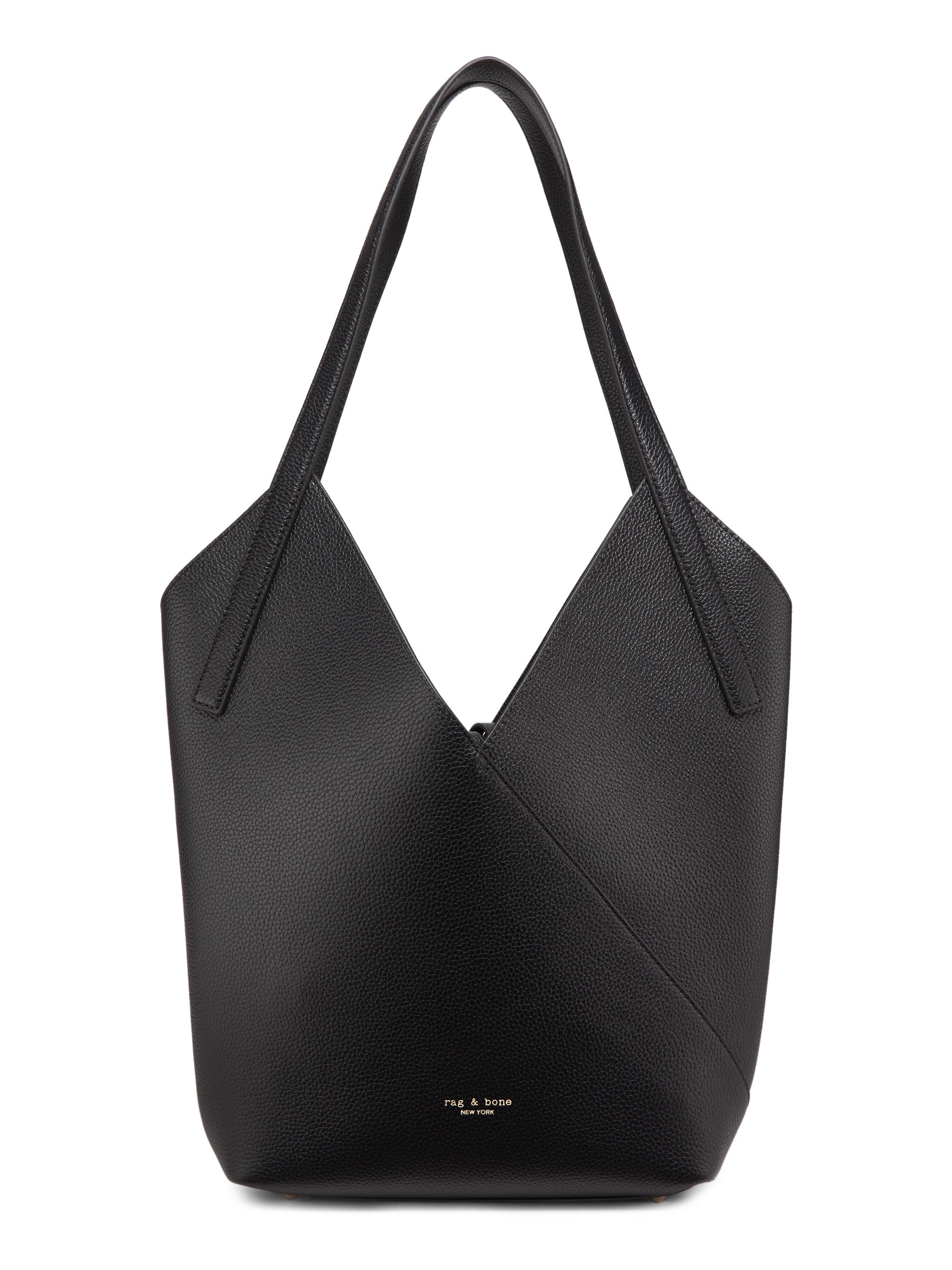 rag & bone Women's Alix  Leather Tote Bag - Black