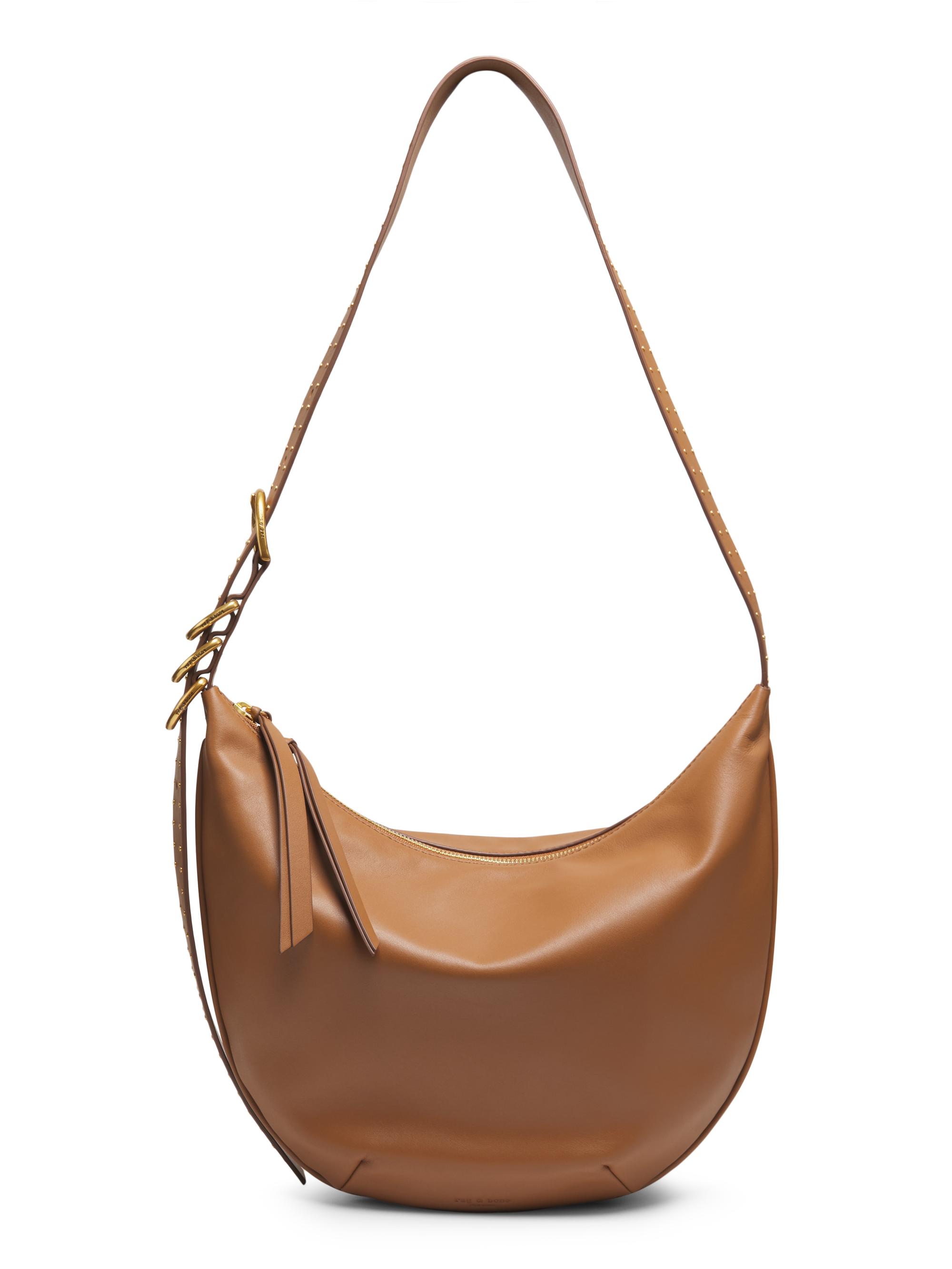 rag & bone Women's Mercer Leather  Hobo Bag - Cognac