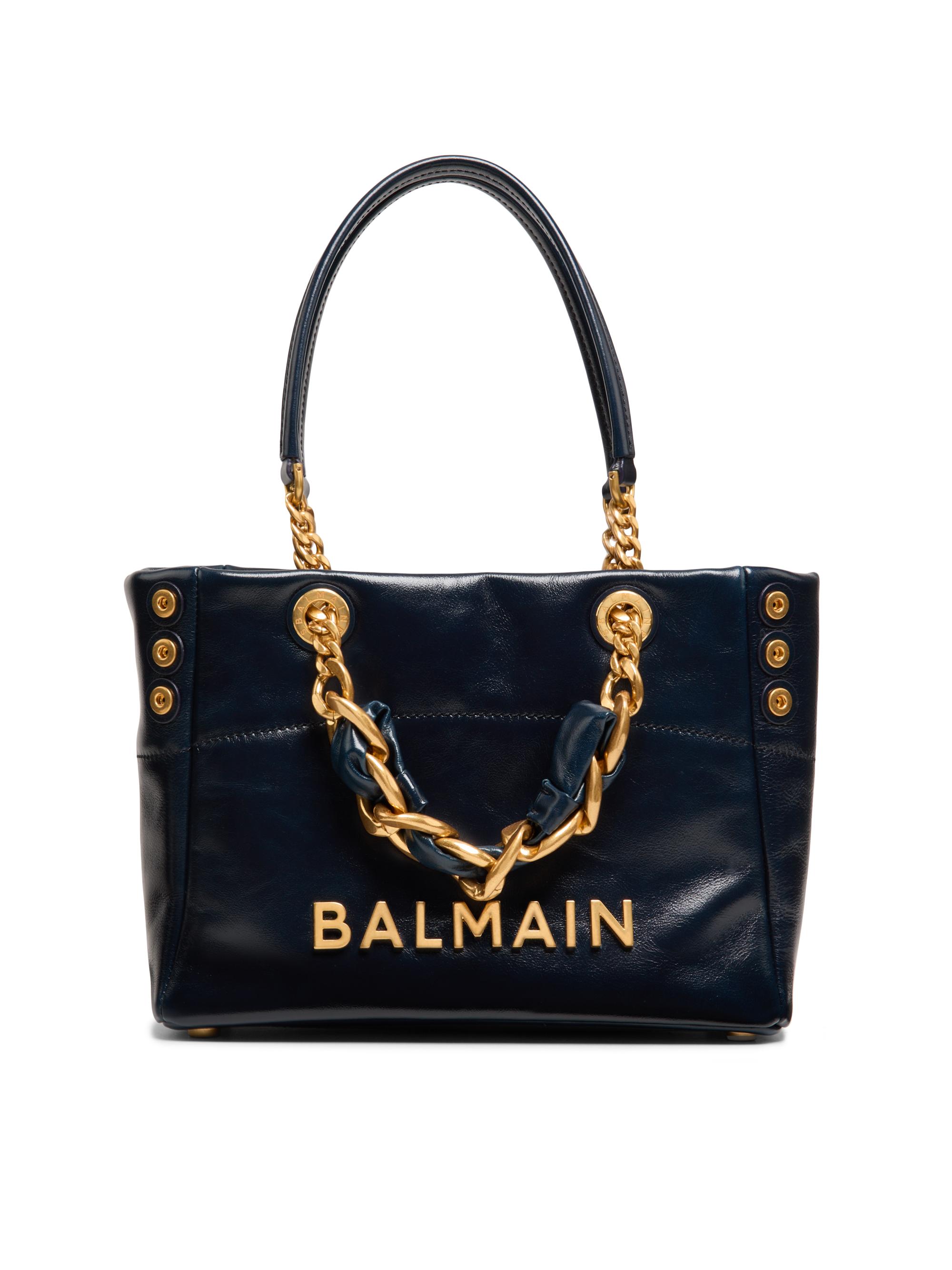 balmain 　leatherbag Balmain 1945 Crinkled Leather Tote Bag | Saks Fifth Avenue