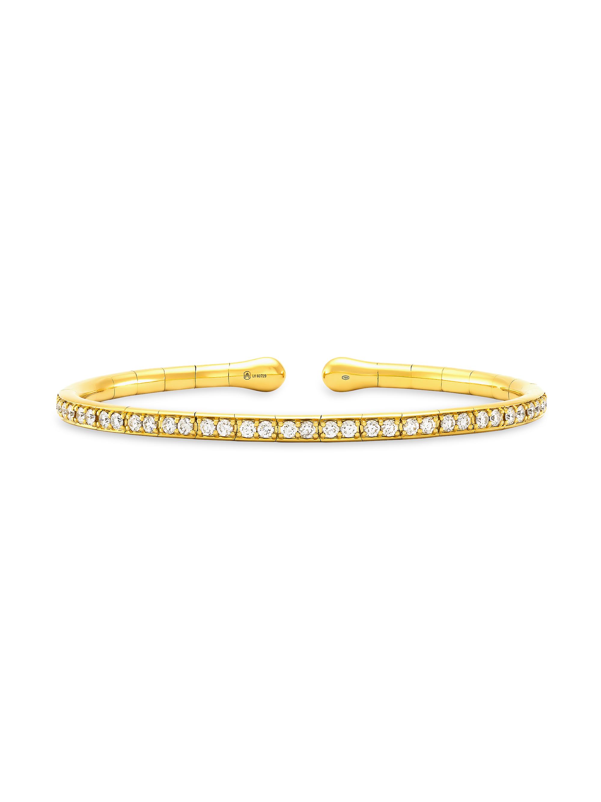 Etho Maria Women's My Etho II 18K Gold & 1.03 TCW Diamond Cuff - Yellow Gold