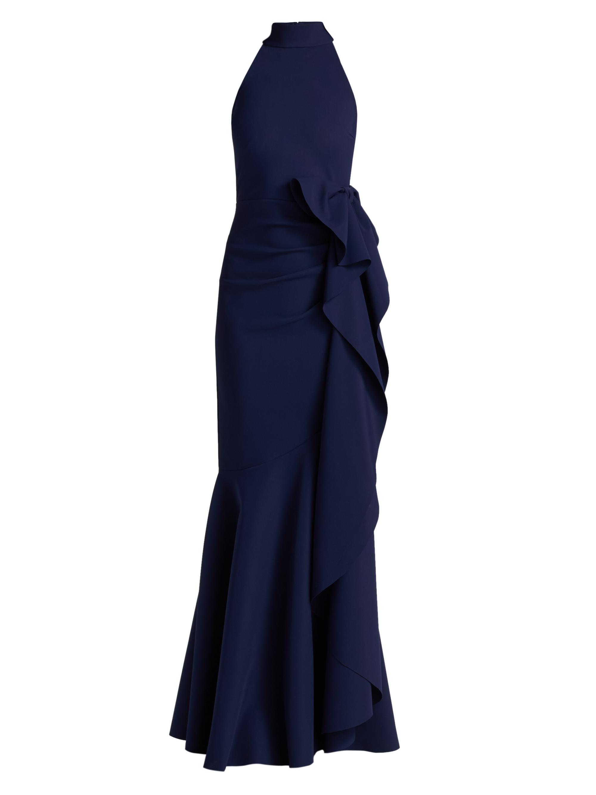 Chiara Boni La Petite Robe Women's Gumaco Jersey Halterneck Gown - Blu Notte