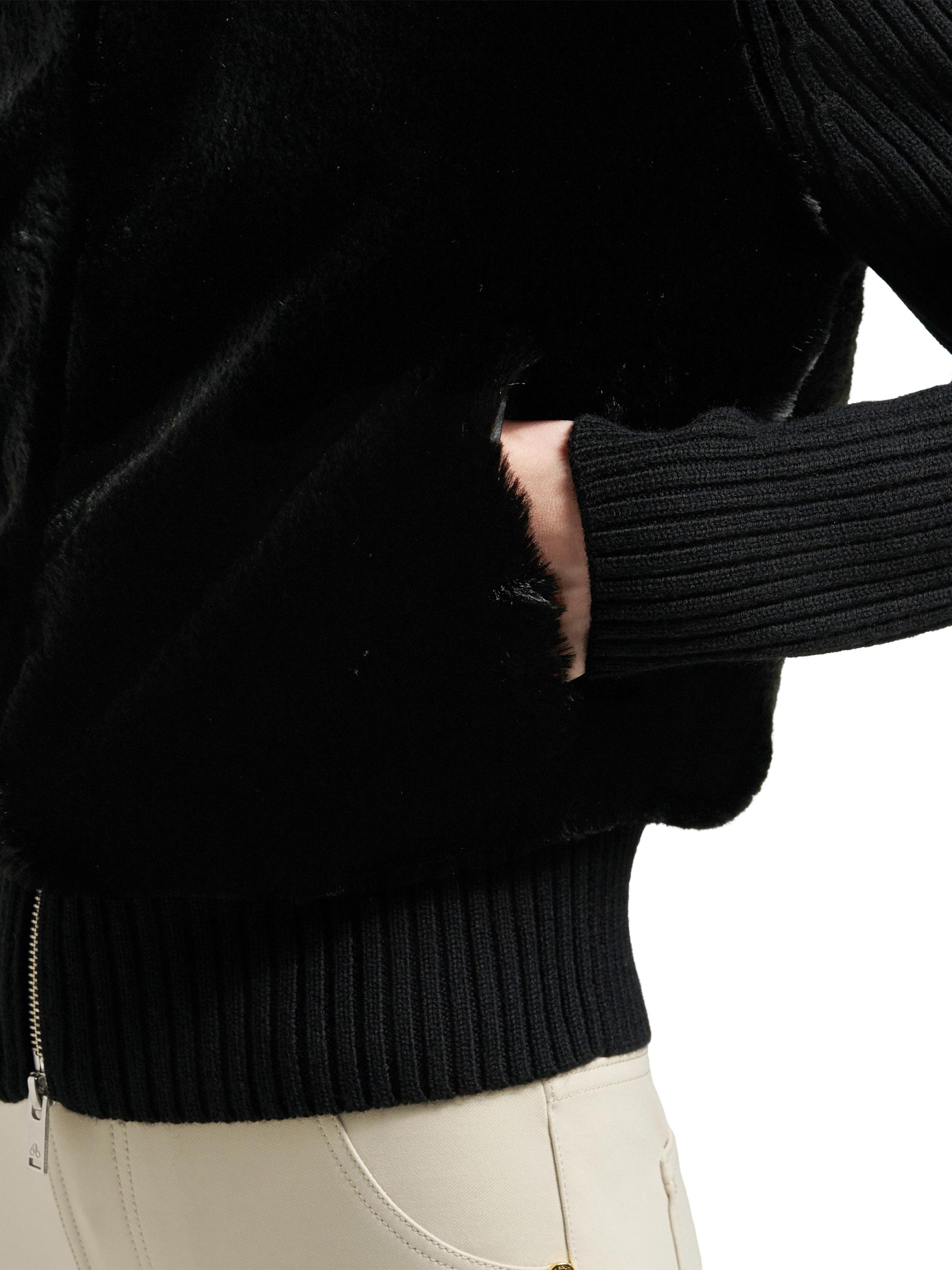 Moose Knuckles Dua Bunny Wool-Cashmere Zip Cardigan | Saks Fifth