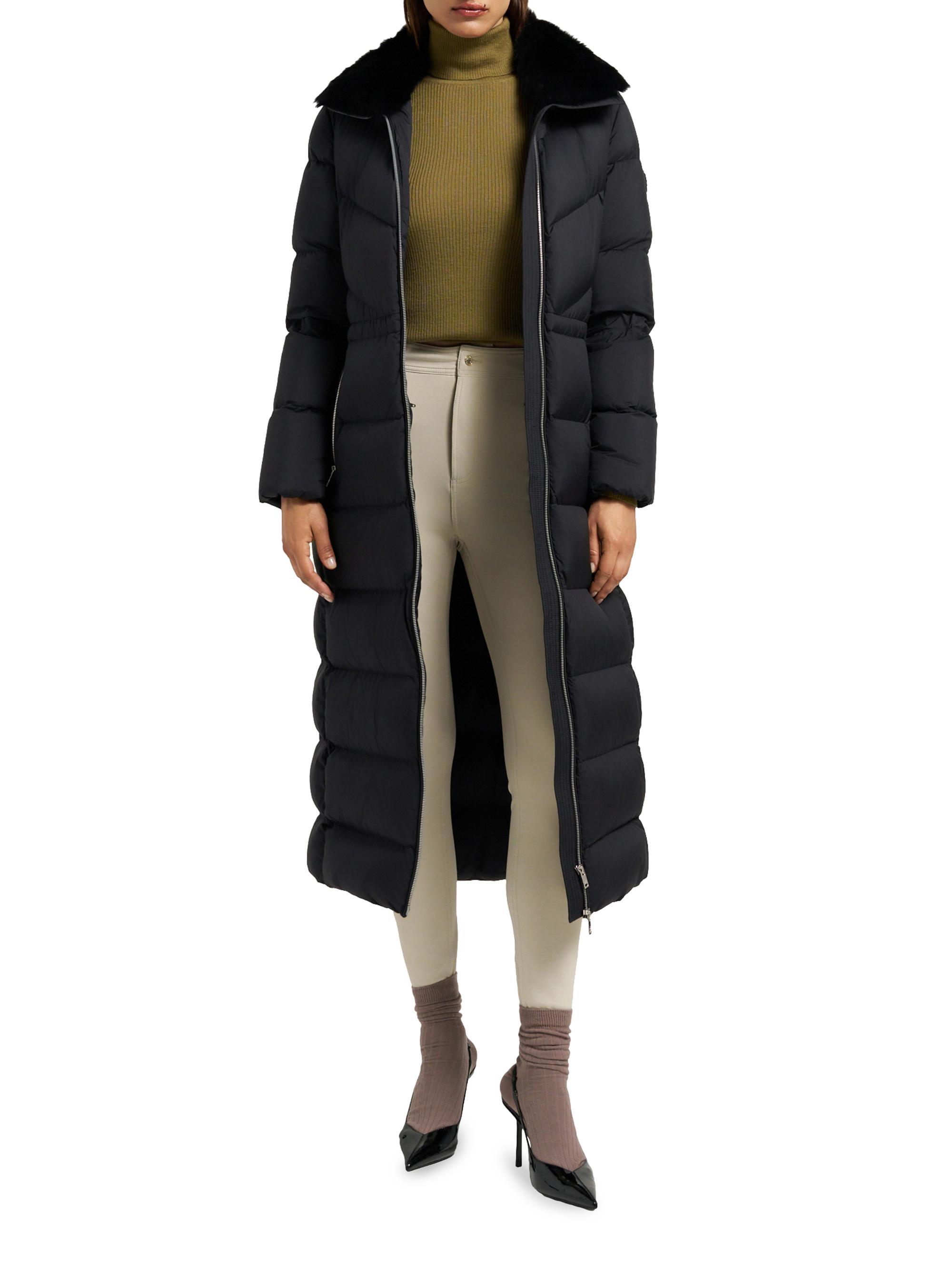 Fur-Collar Puffer Jacket