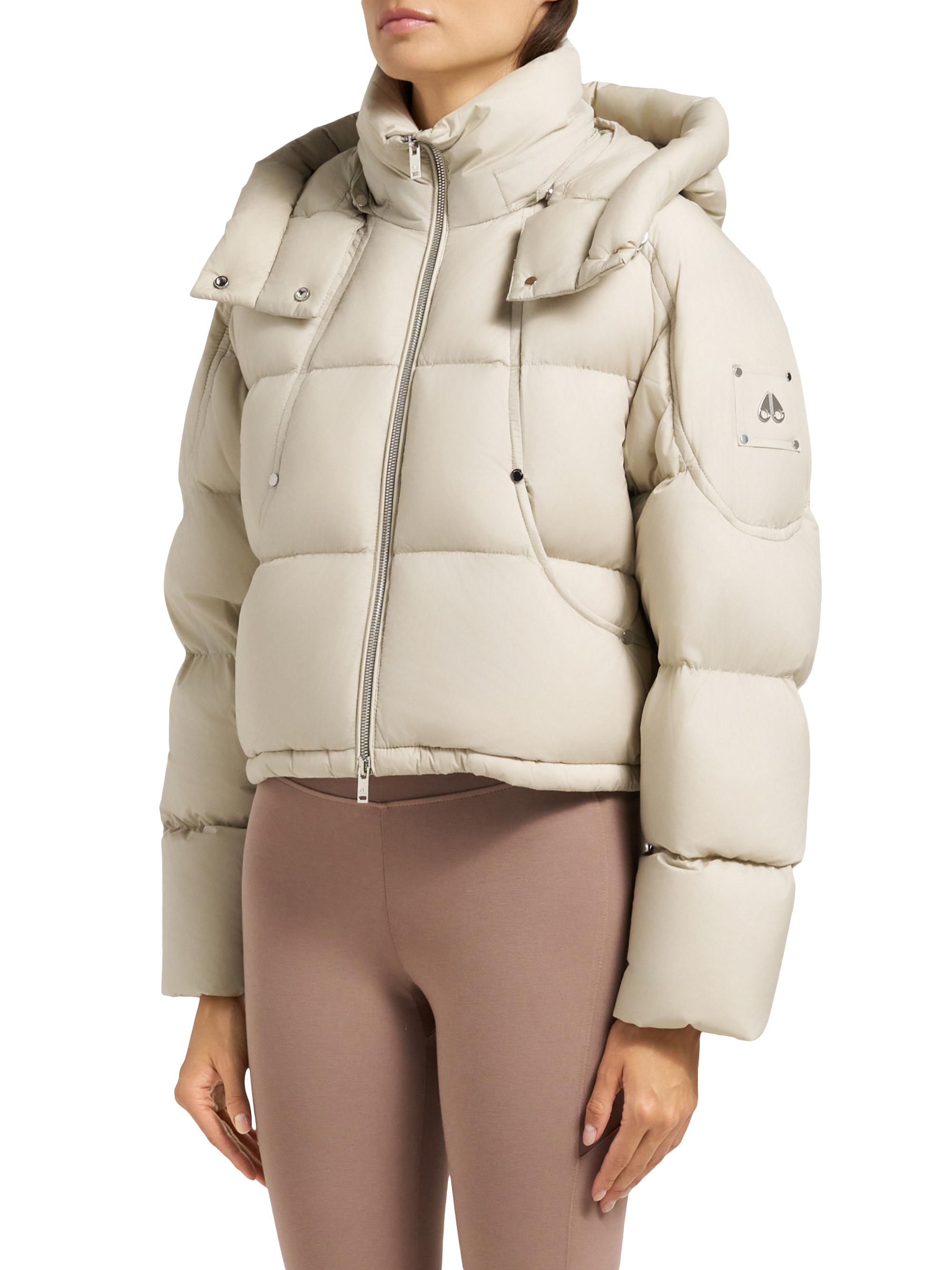 Moose Knuckles Akai Crop Puffer Jacket | Saks Fifth Avenue