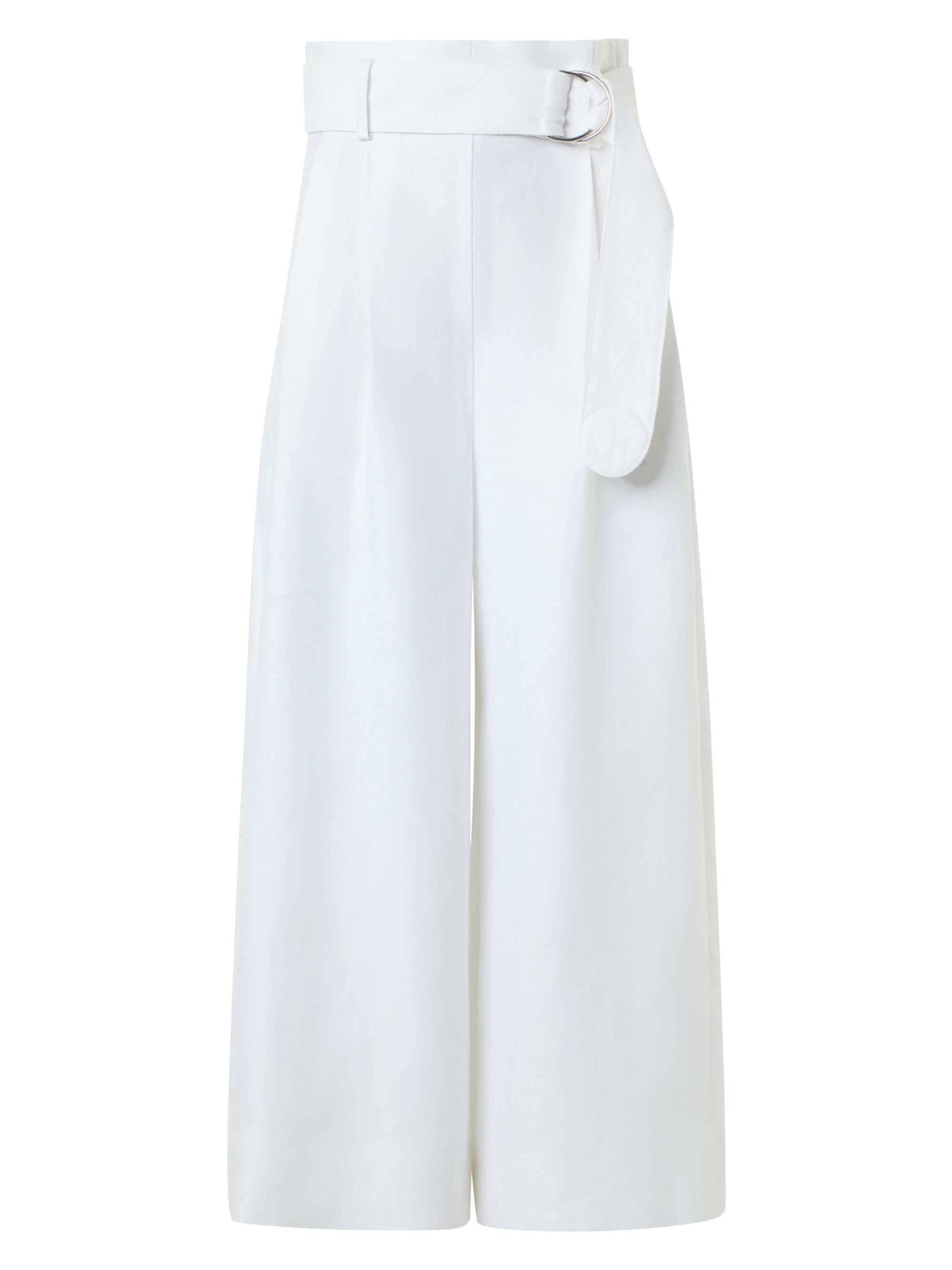Fiorella Linen Belted Culottes