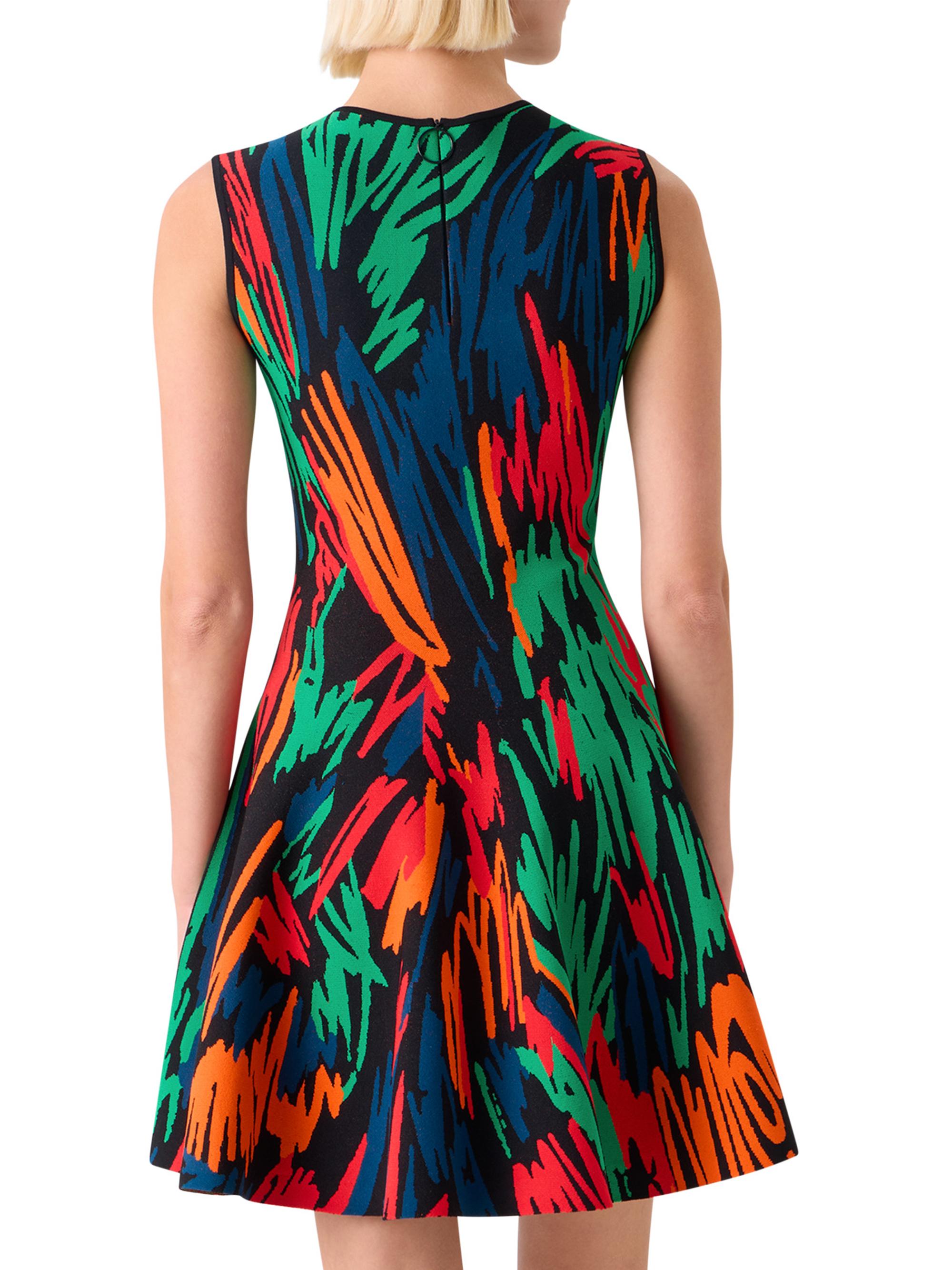 Akris punto Scribble Jacquard Sleeveless Minidress | Saks Fifth Avenue