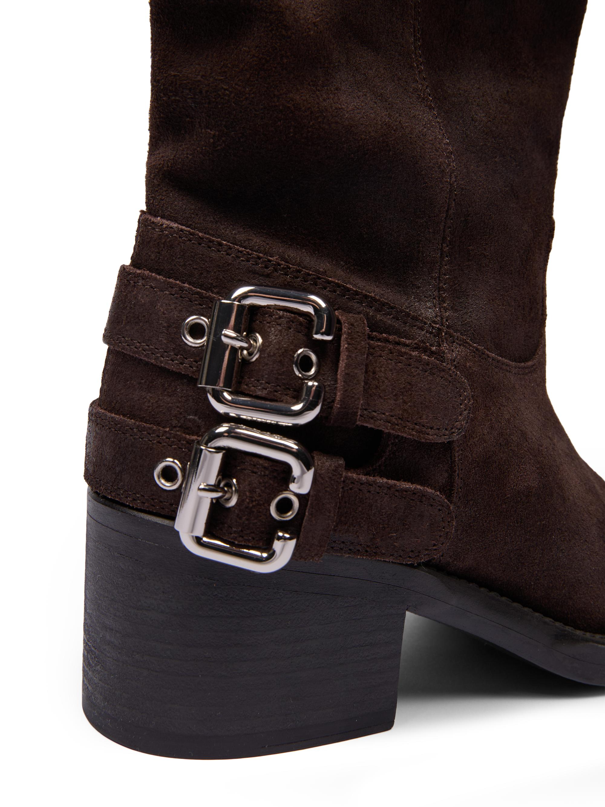 Chloé Dakota Buckle-Detail Leather Boots | Saks Fifth Avenue