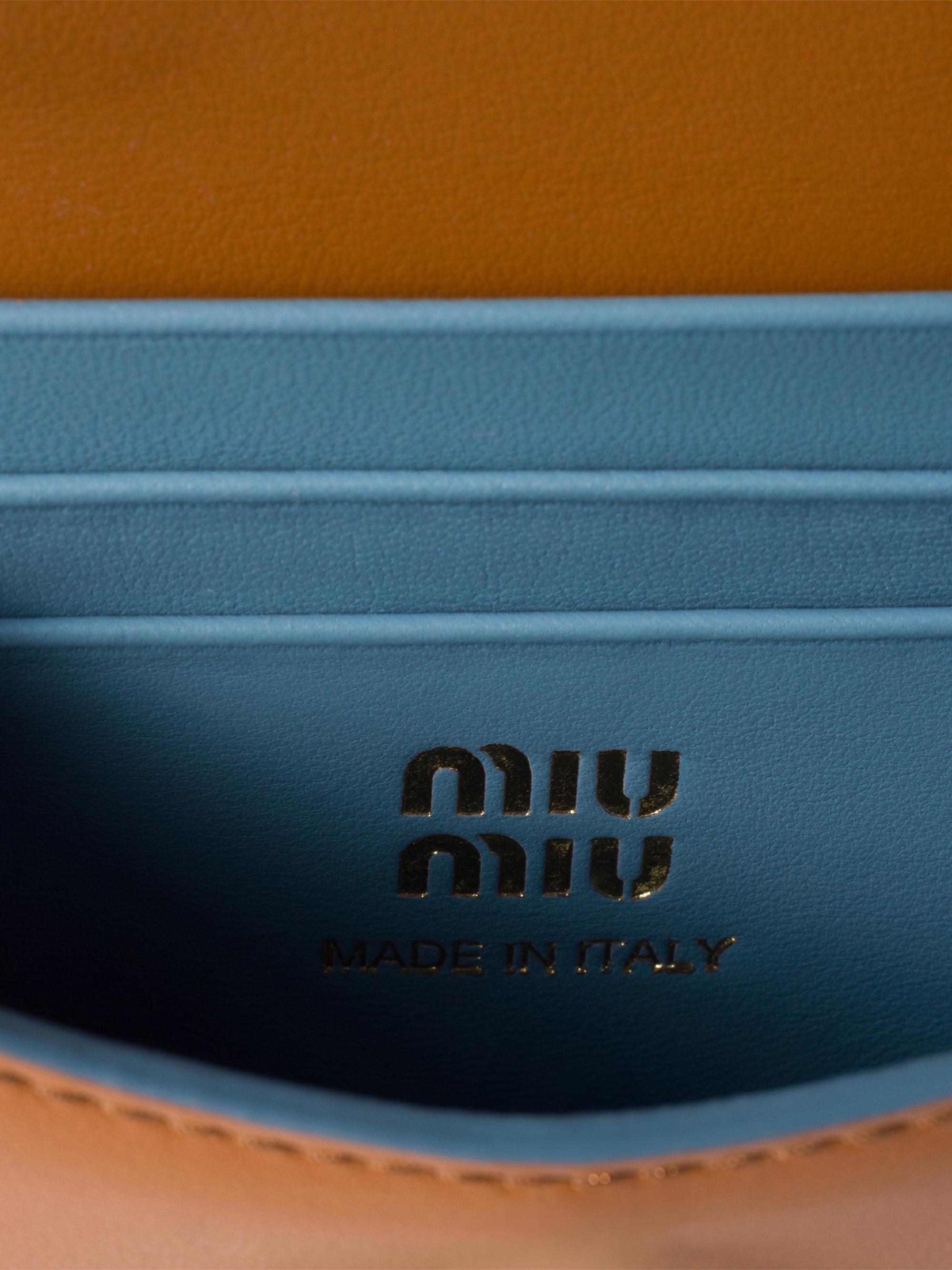 Miu Miu Leather Wallet with Shoulder Strap | Saks Fifth Avenue
