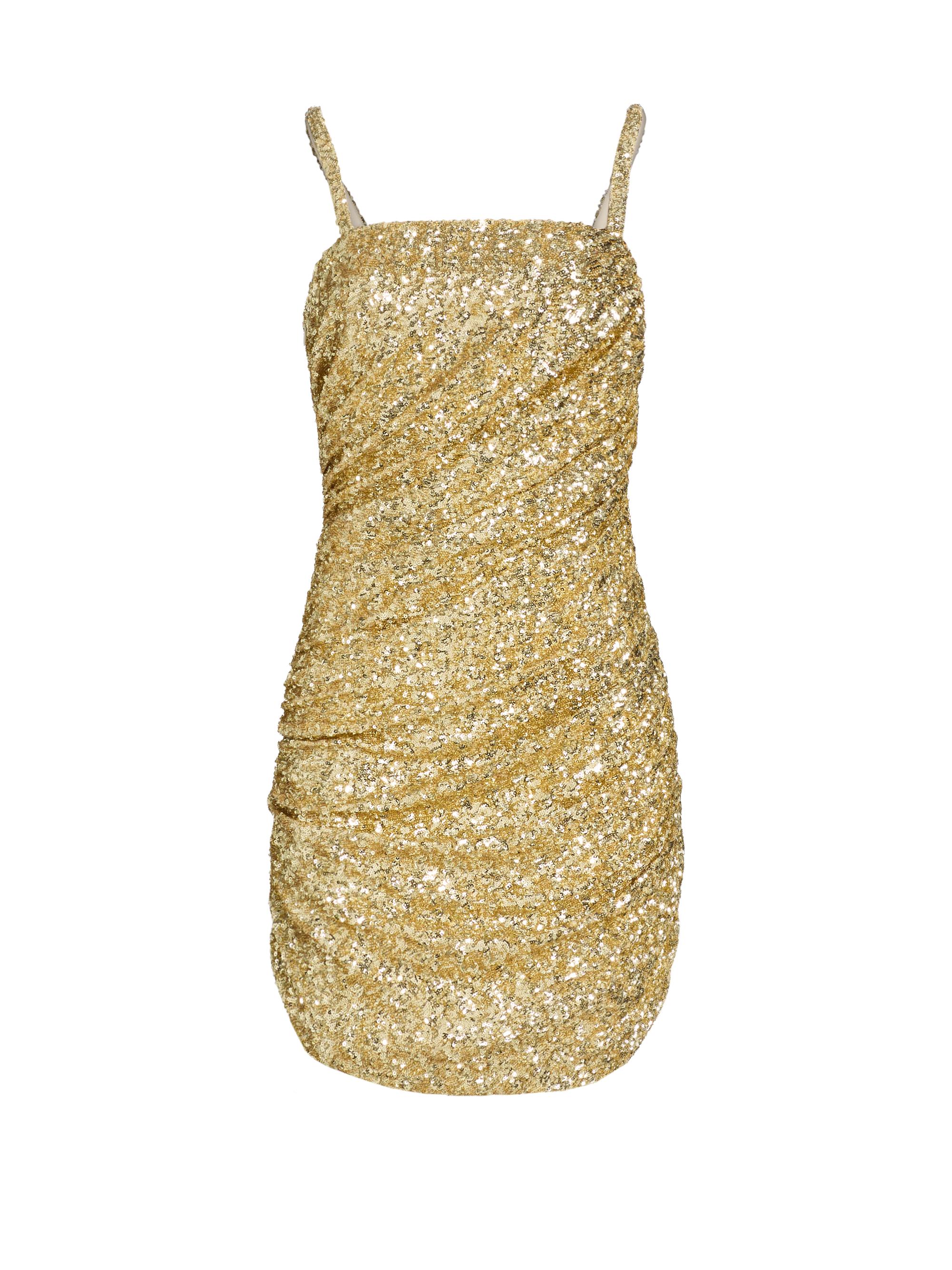 Balmain Sequined Chain-Strap Minidress | Saks Fifth Avenue
