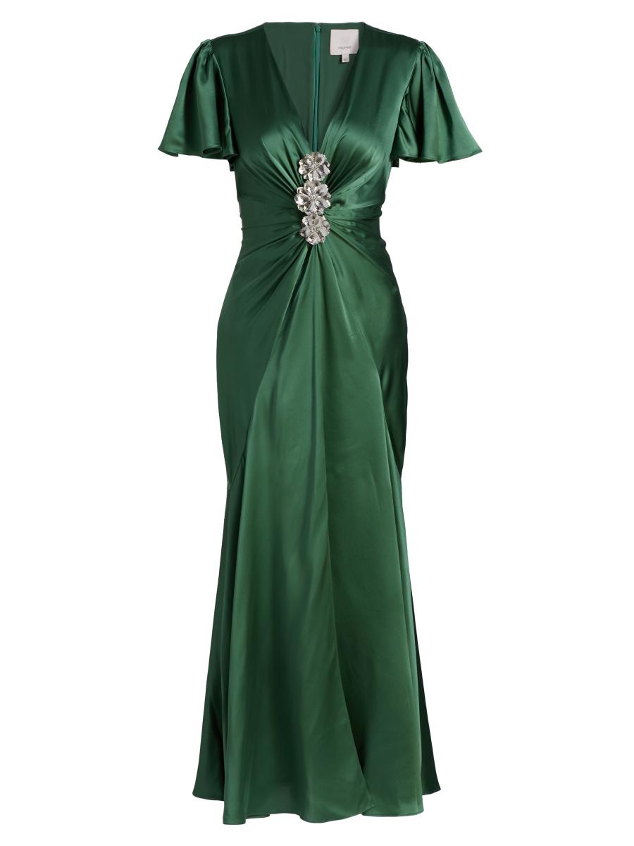 Cinq à Sept Kordyn Bias-Cut Midi-Dress | Saks Fifth Avenue