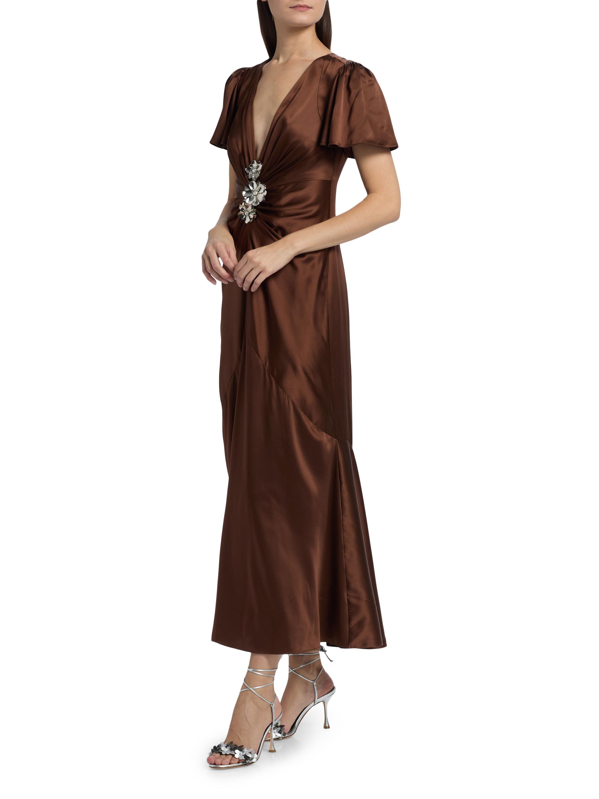 Cinq  Sept Kordyn Bias-Cut Midi-Dress | Saks Fifth Avenue
