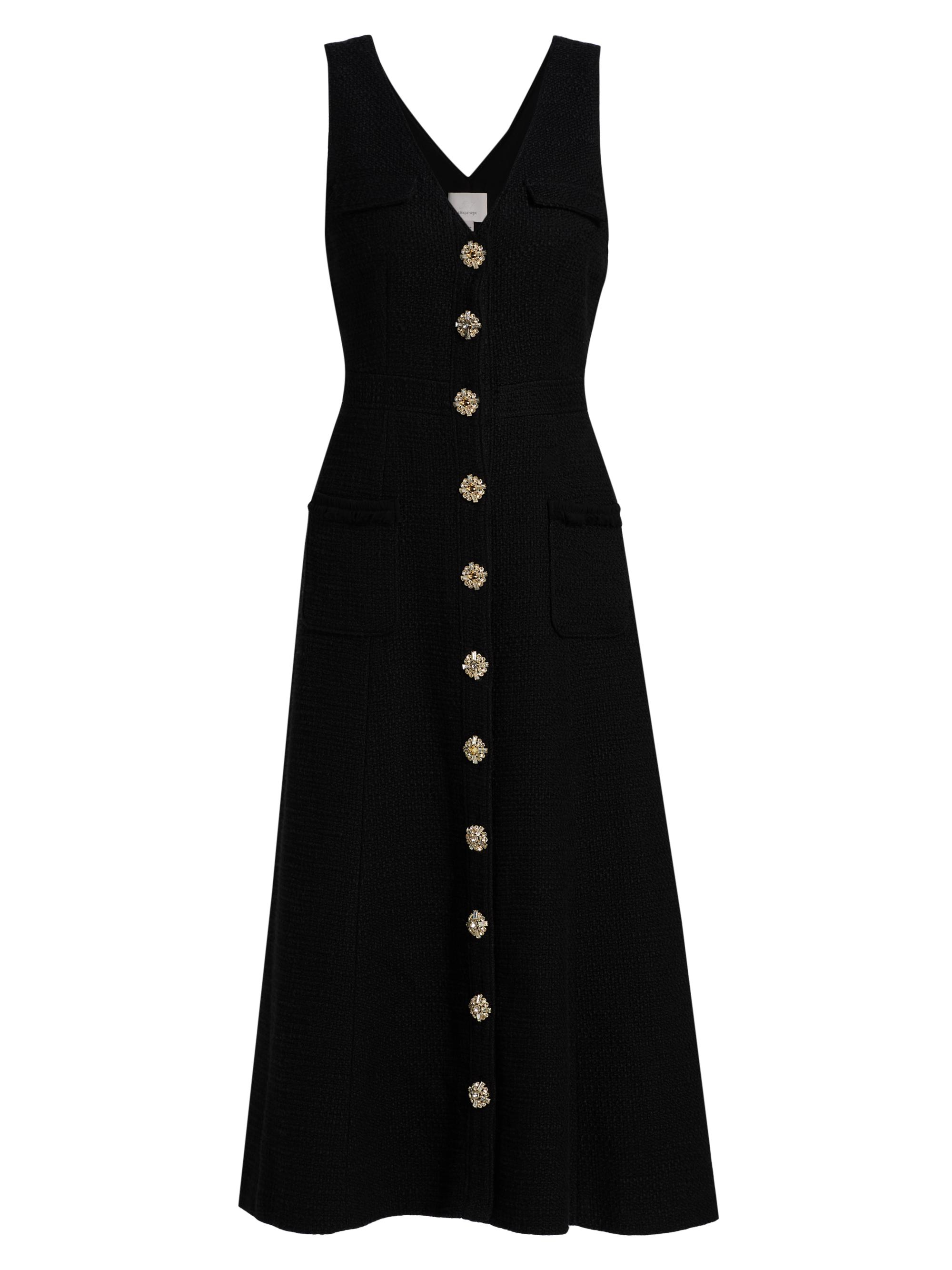 Cinq à Sept Esther Denim Pleated Midi-Dress | Saks Fifth Avenue