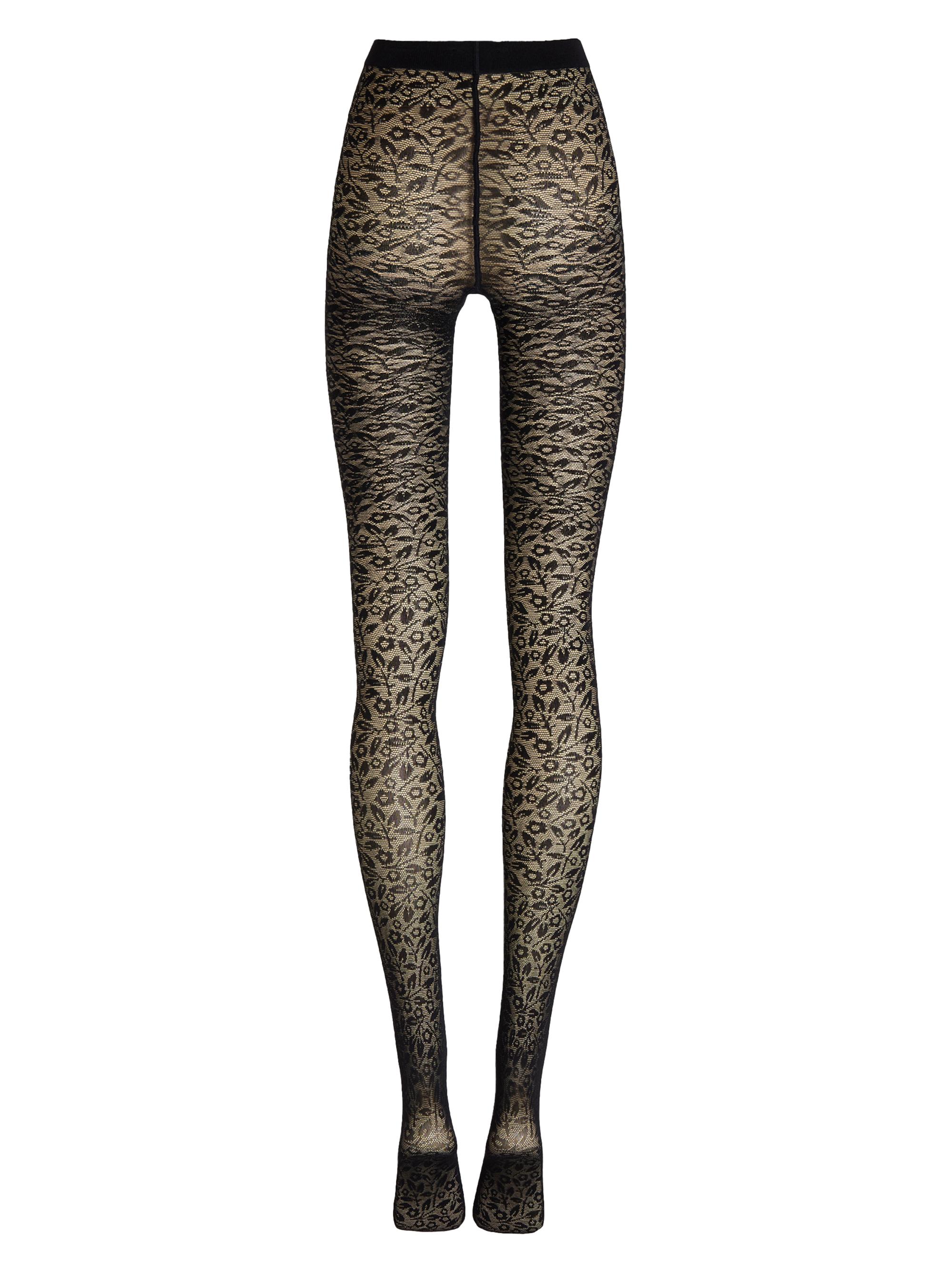 Wolford Women's Bouquet Tights - Black