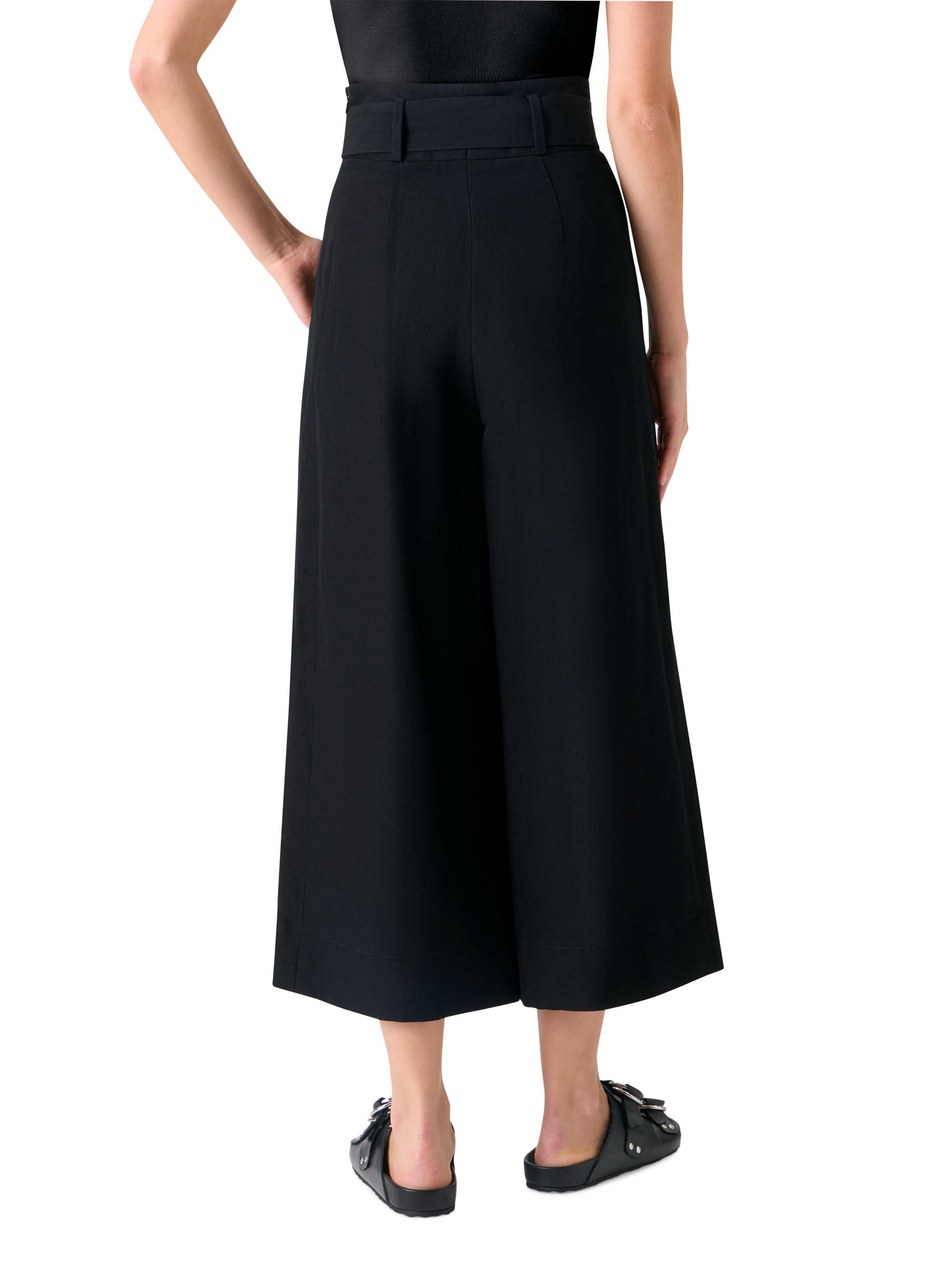 Akris punto Fiorella Linen-Blend High-Rise Pants | Saks Fifth Avenue