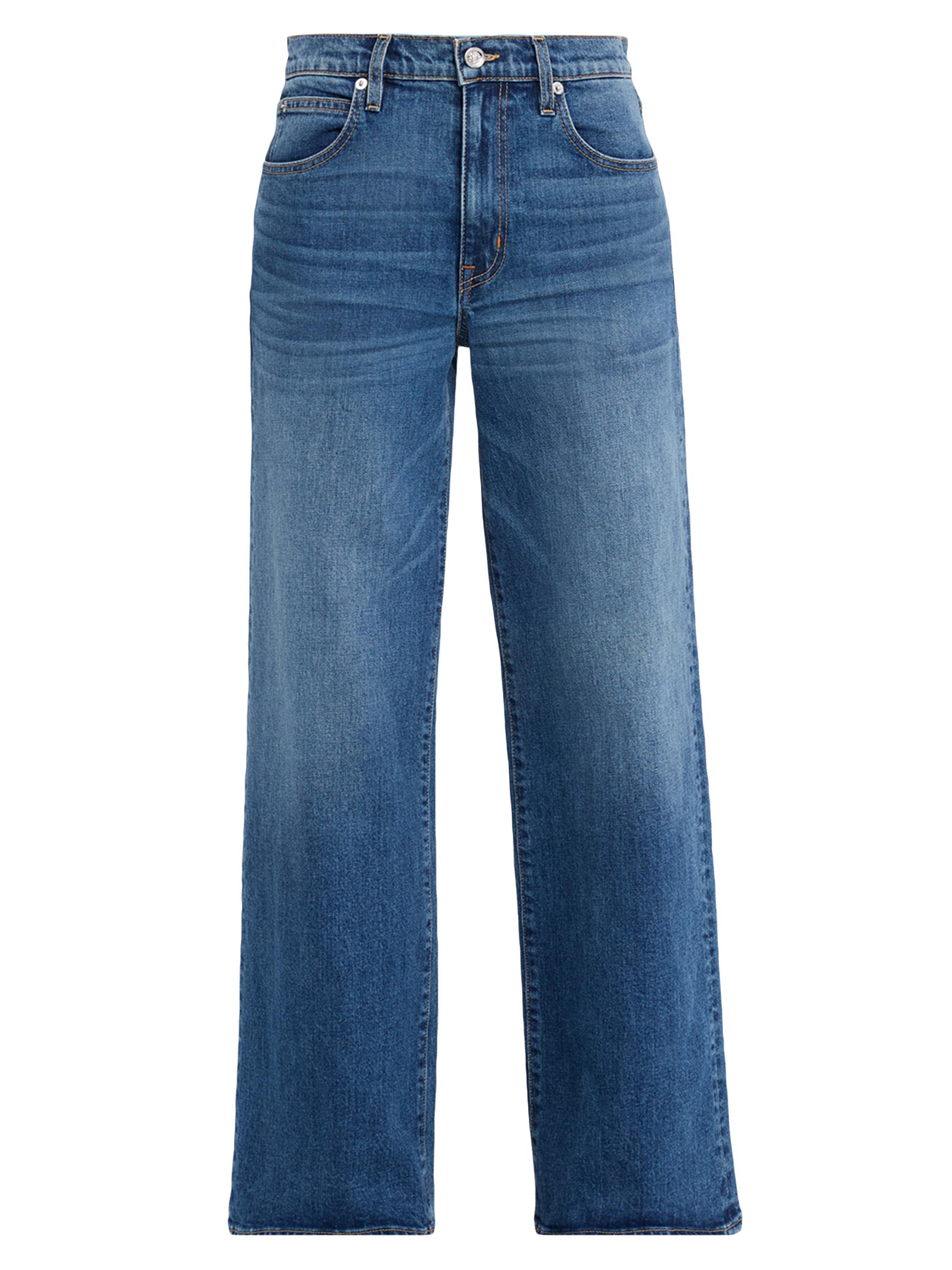 SLVRLAKE Women's Selena Mid-Rise Stretch Wide-Leg Jeans - Santa Ynez