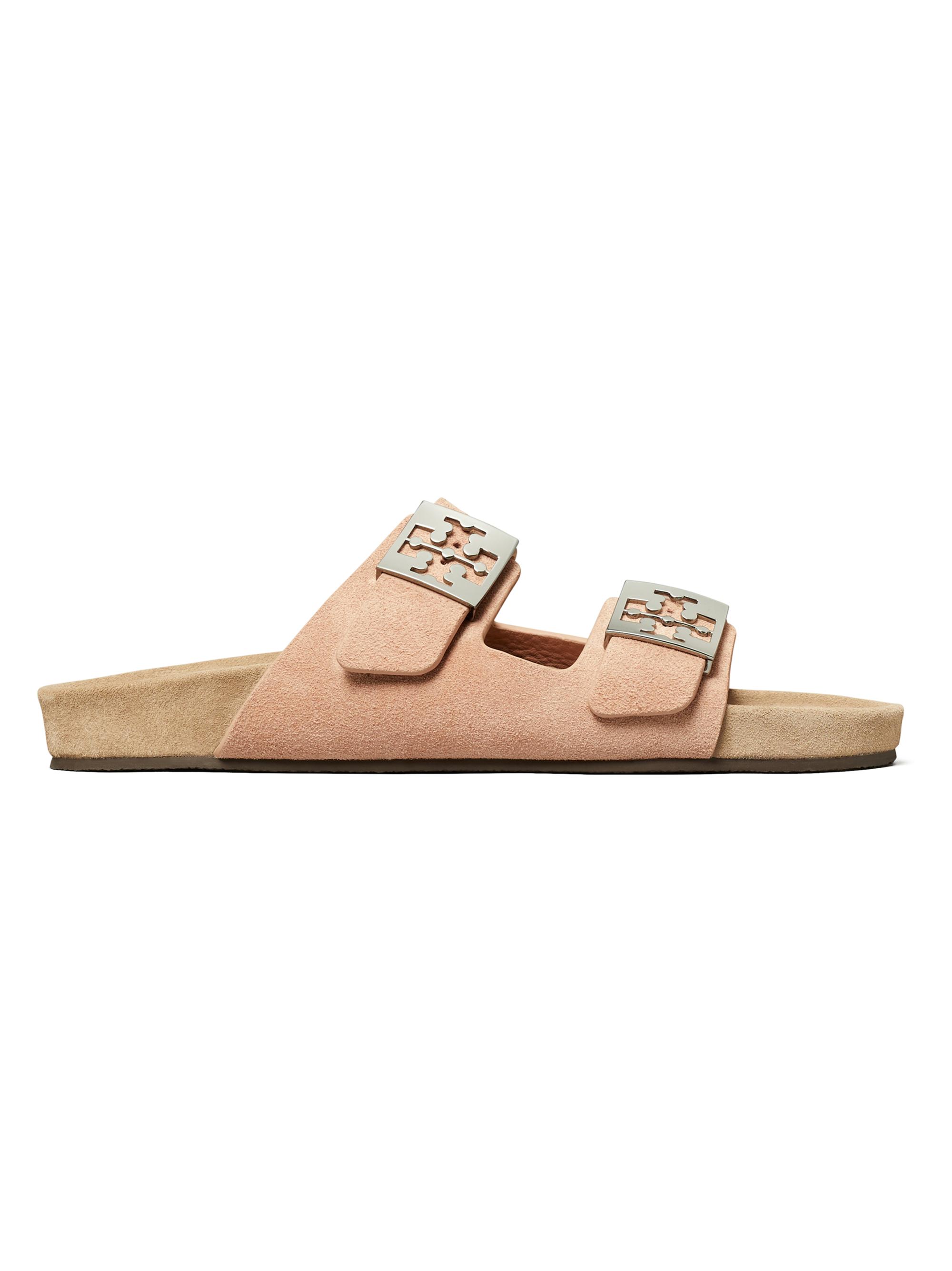 Tory Burch Women's Mellow Logo-Detail Suede Sandals - Malva Avola | Thumbnail 5