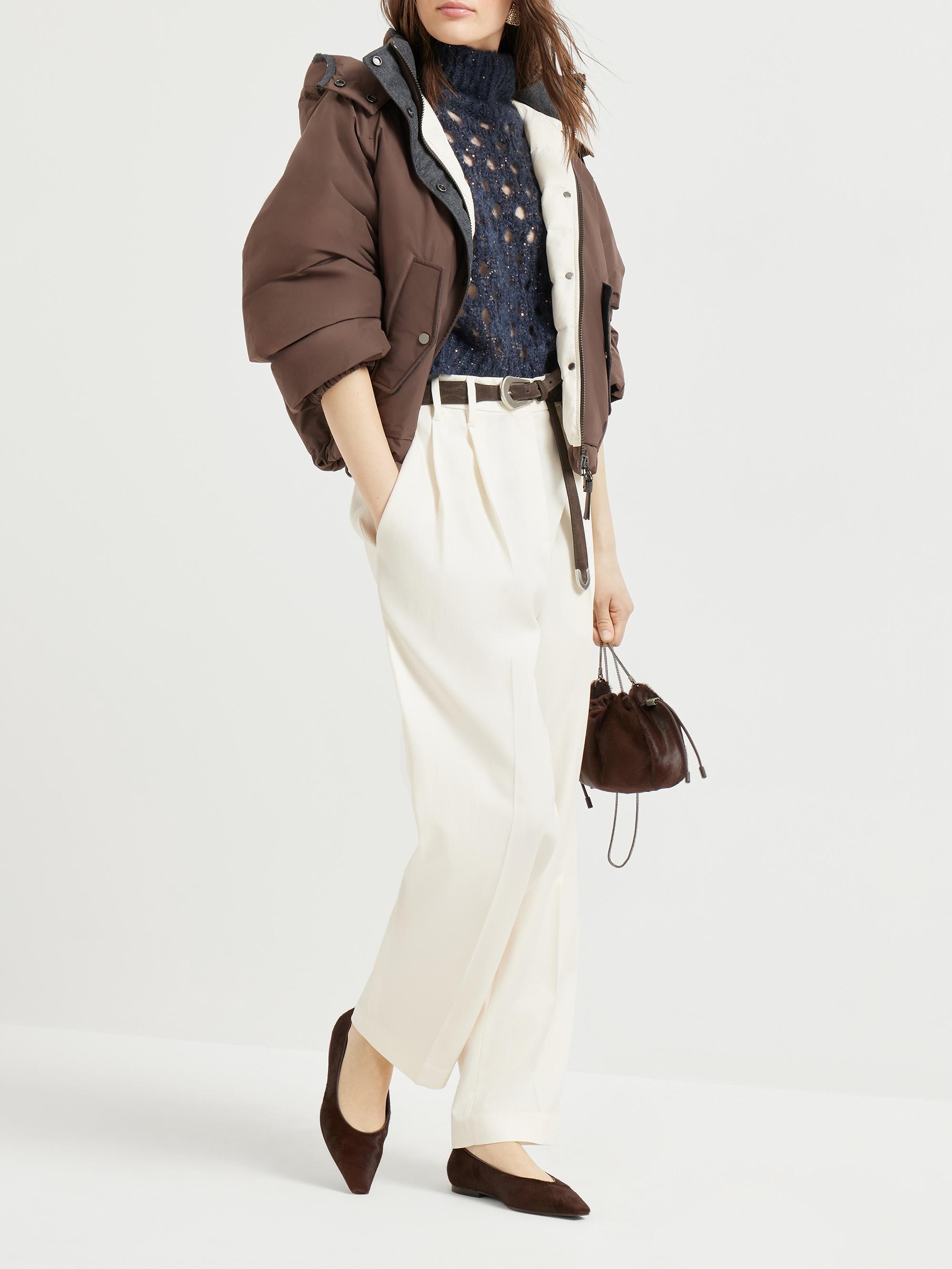 Brunello Cucinelli Wispy Mohair and Wool Dazzling Net