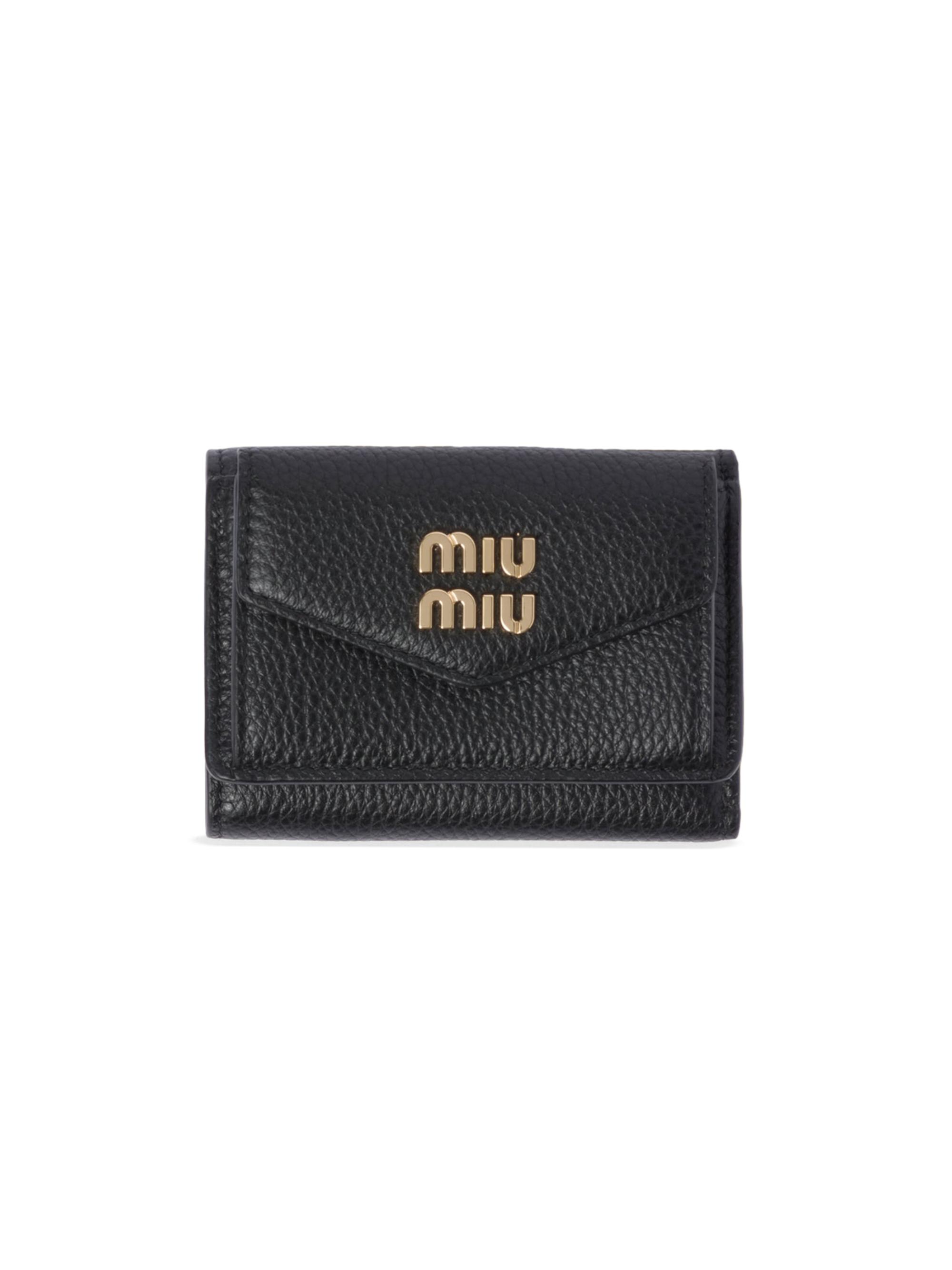 Miu Miu Women's  Leather Wallet - Black
