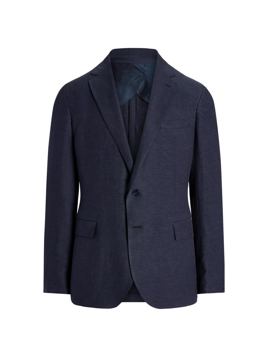 専用Ralph Lauren Purple Labelリネンジャケット 42 Ralph Lauren Purple Label Hadley Hand-Tailored Silk-Linen Jacket