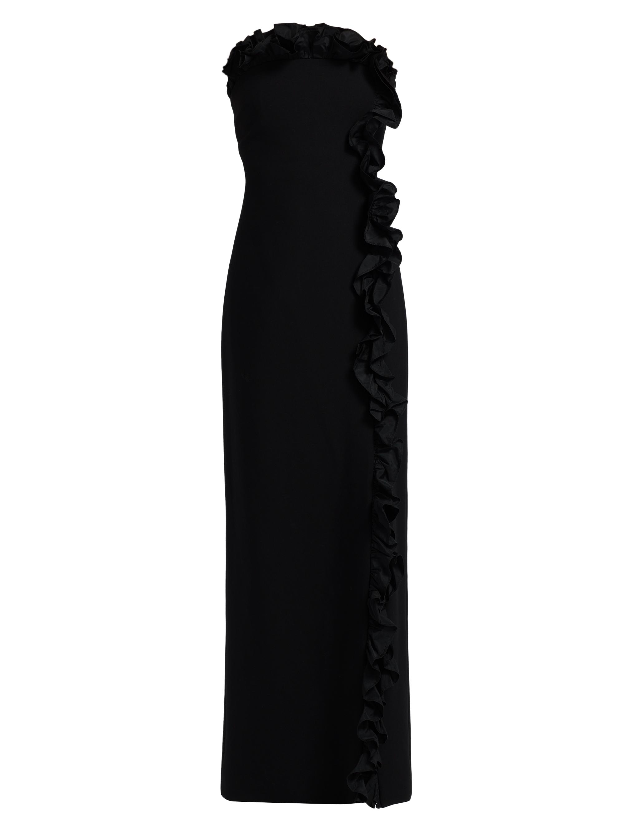 Cinq à Sept Women's Kassia Ruffled Strapless Gown - Black