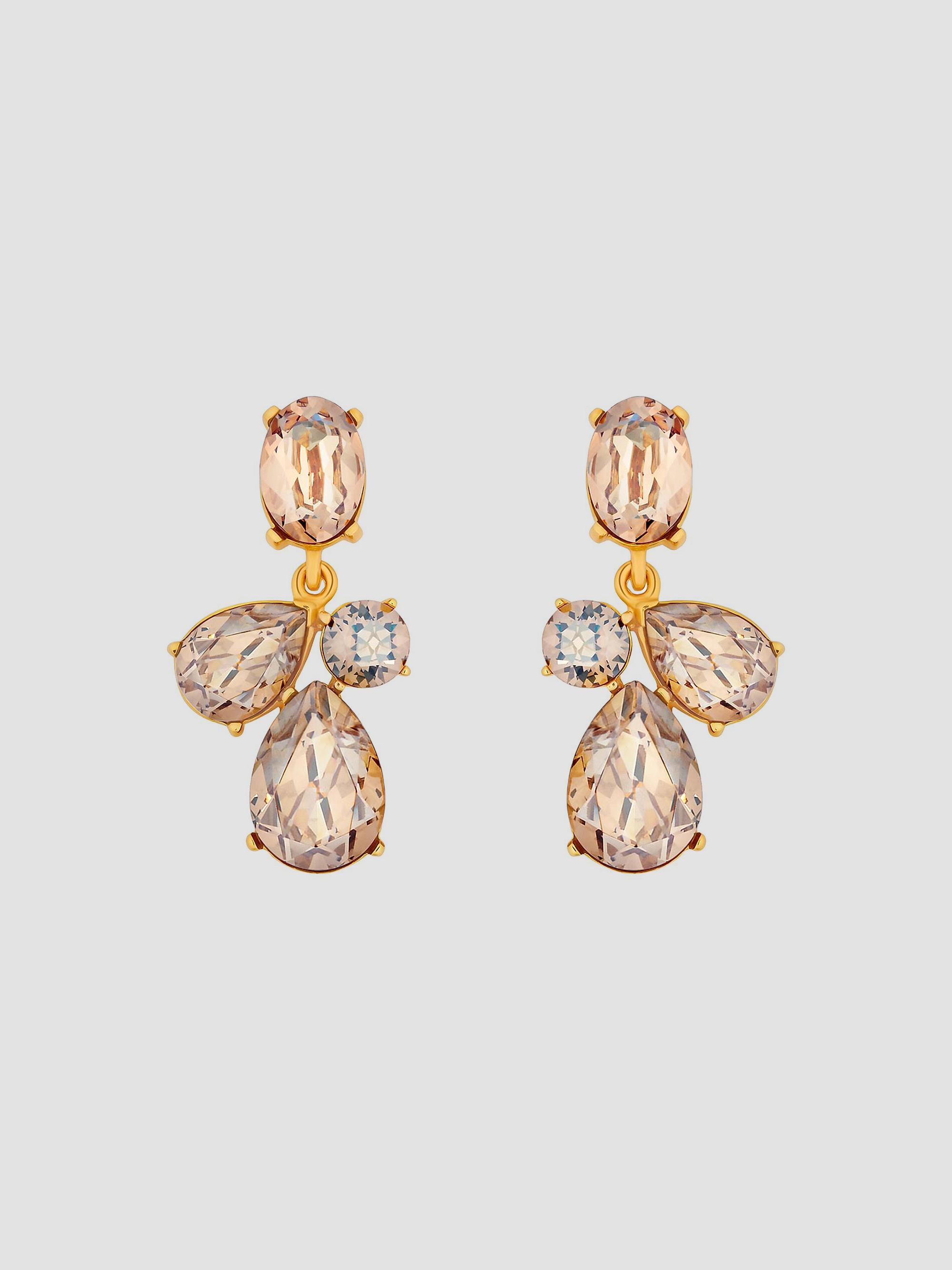Women's Candy Drop 24K-Gold-Plated & Glass Crystal Earrings - Golden Shadow