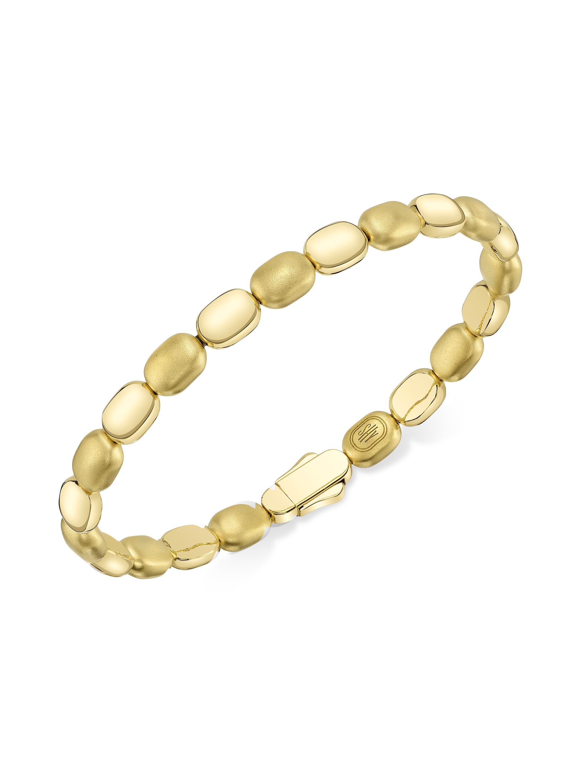 Shy Creation Women's 14K Yellow Gold Bangle - Yellow Gold