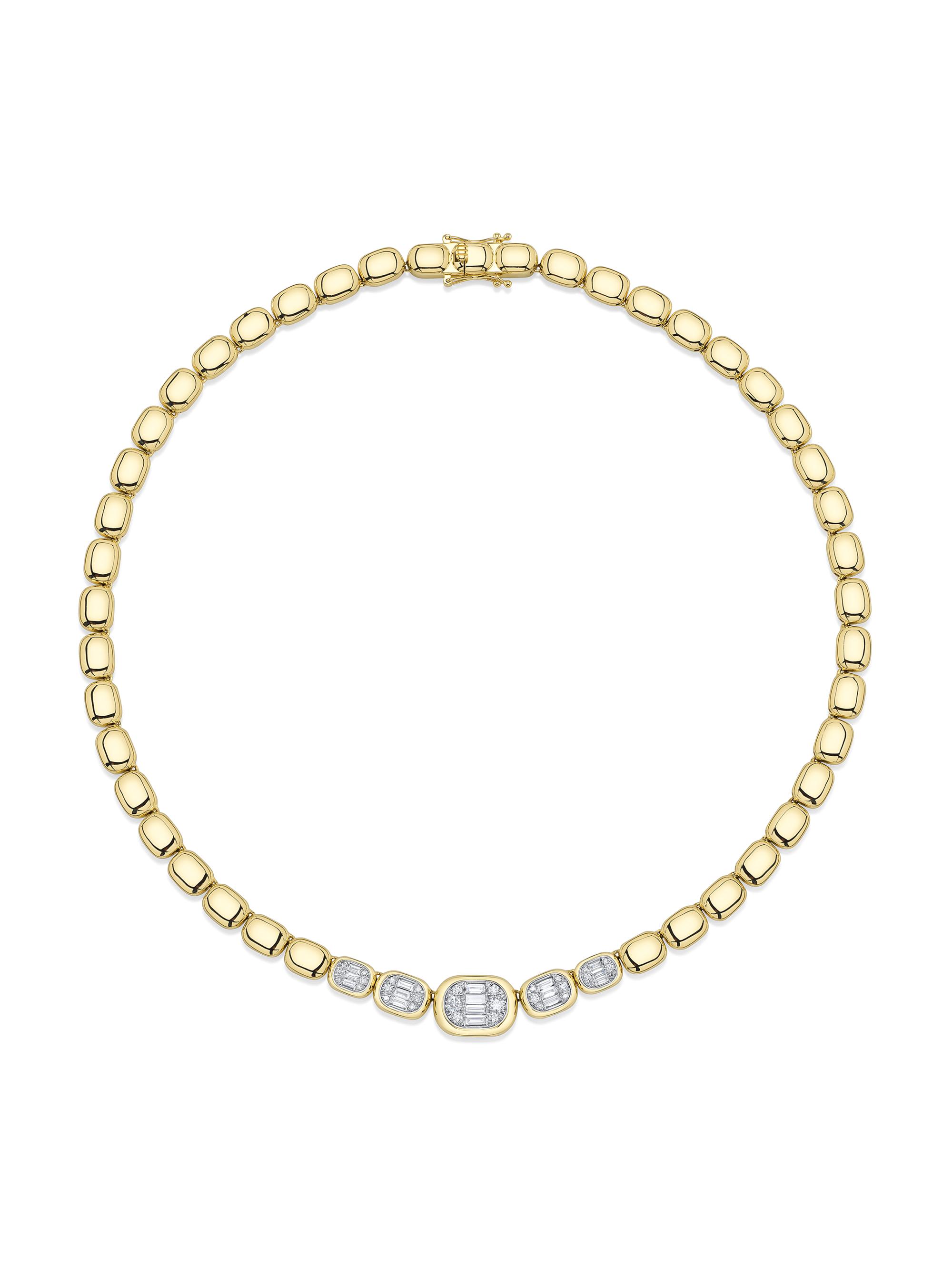 Shy Creation Women's 14K Yellow Gold & 1.15 TCW Diamond Necklace - Yellow Gold