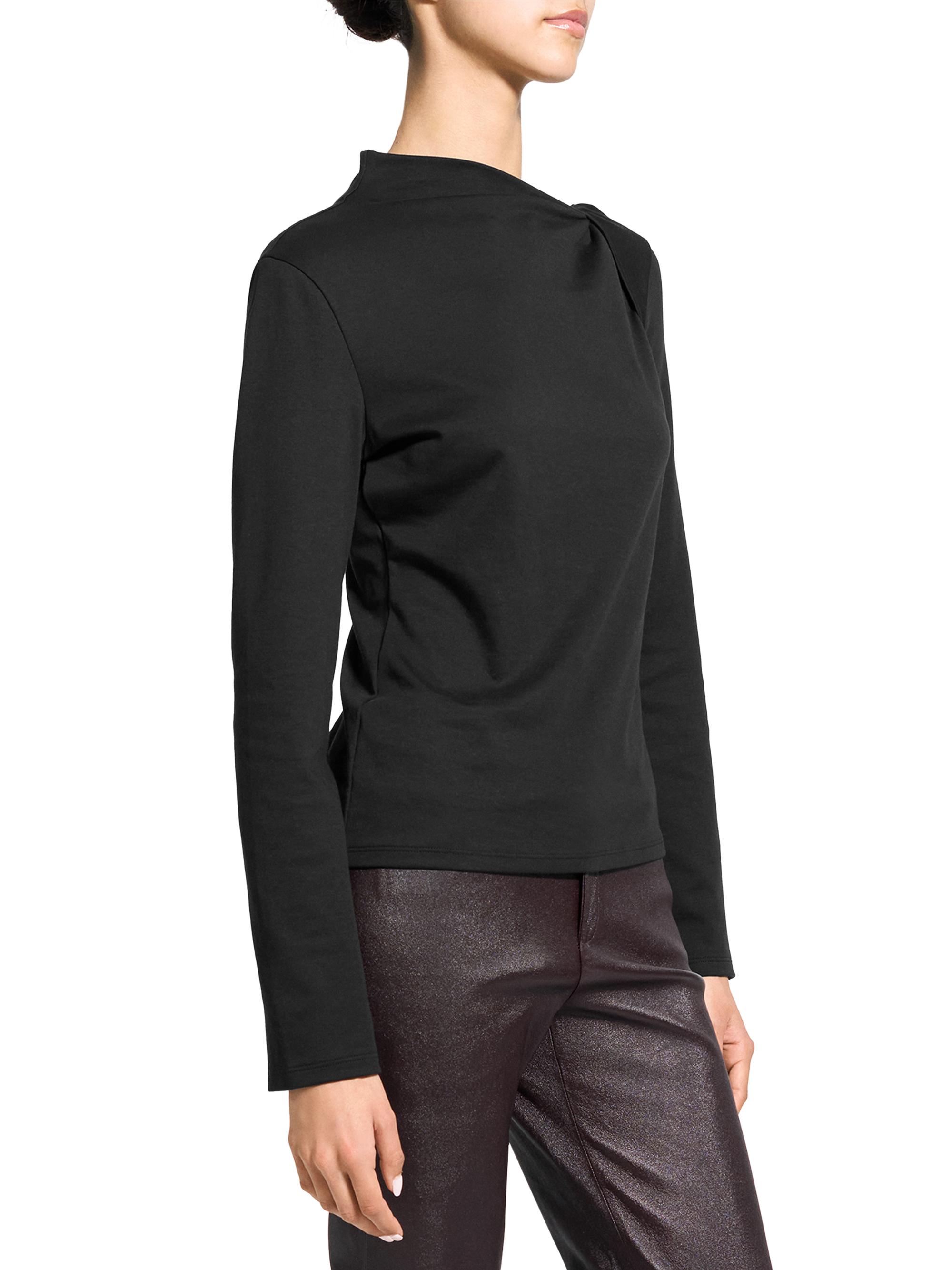 Theory Slash Neck Twist Long-Sleeve T-Shirt | Saks Fifth Avenue