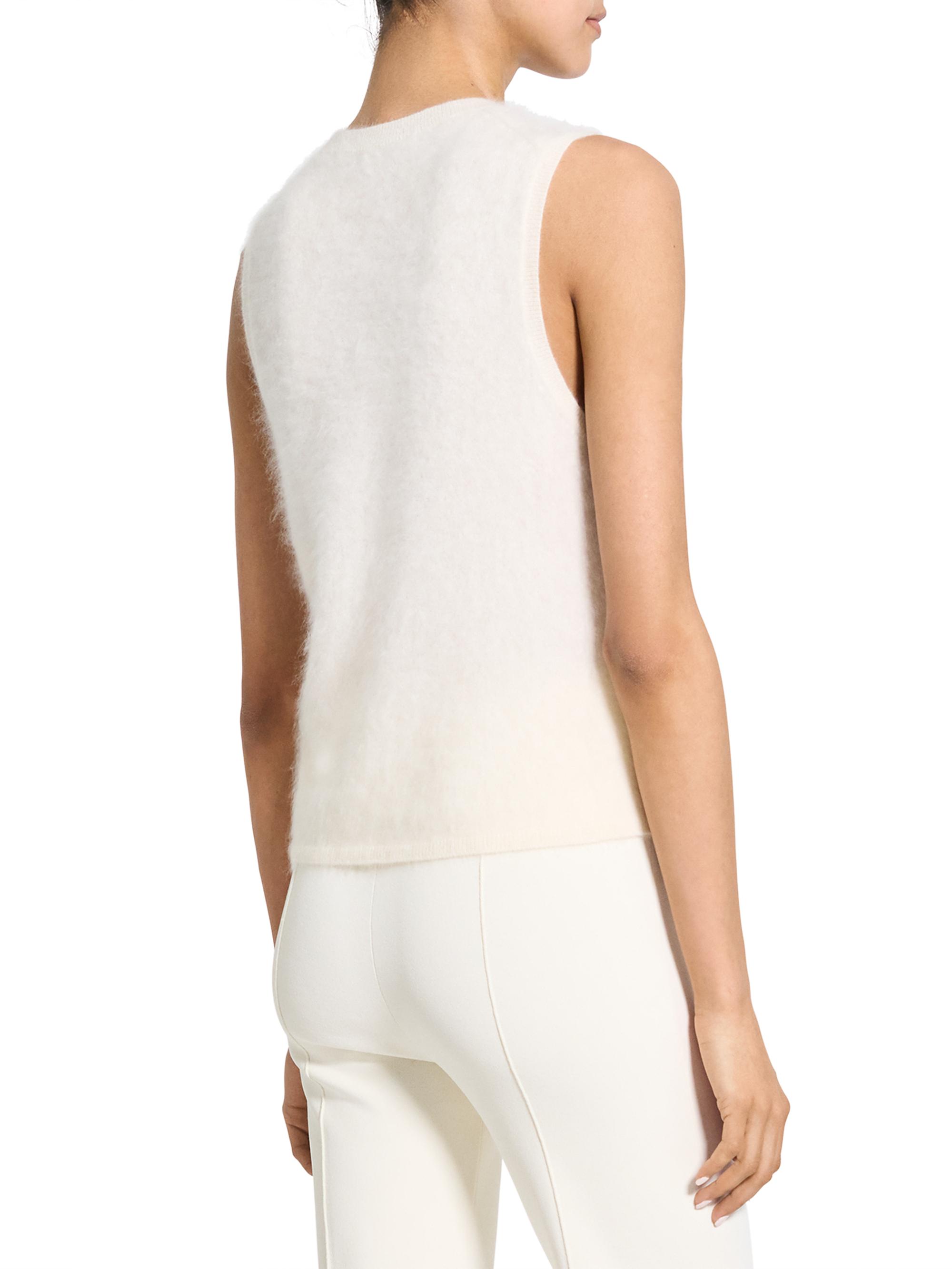 Theory Brushed Cashmere Sleeveless Top | Saks Fifth Avenue