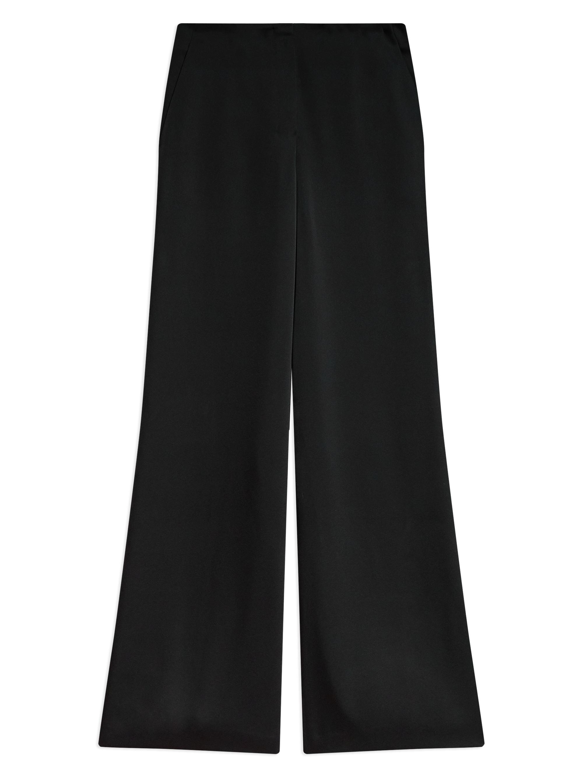 Theory Women's Satin Fluid Pants - Black