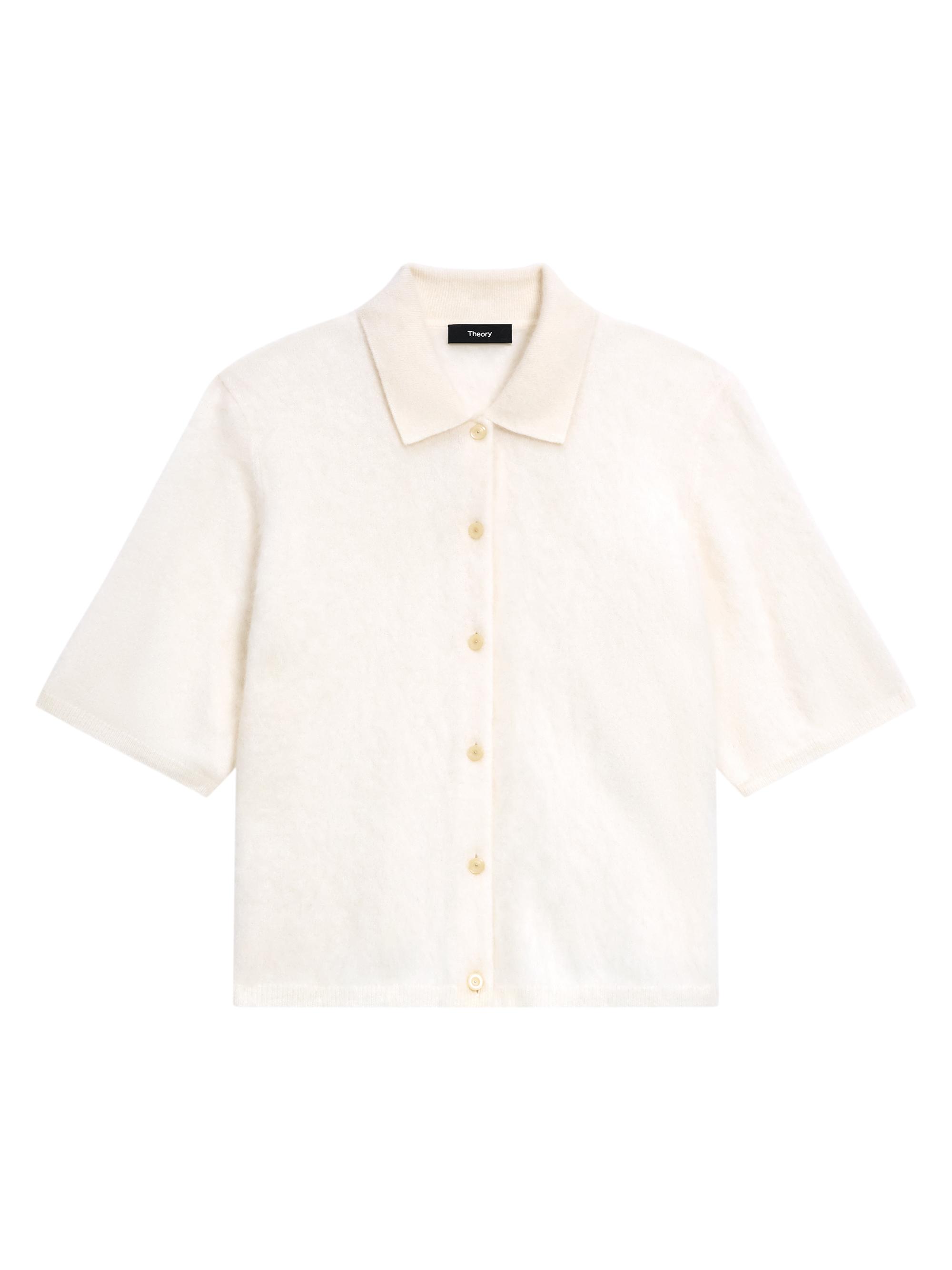 Theory Women's Brushed Cashmere Elbow-Length Cardigan -