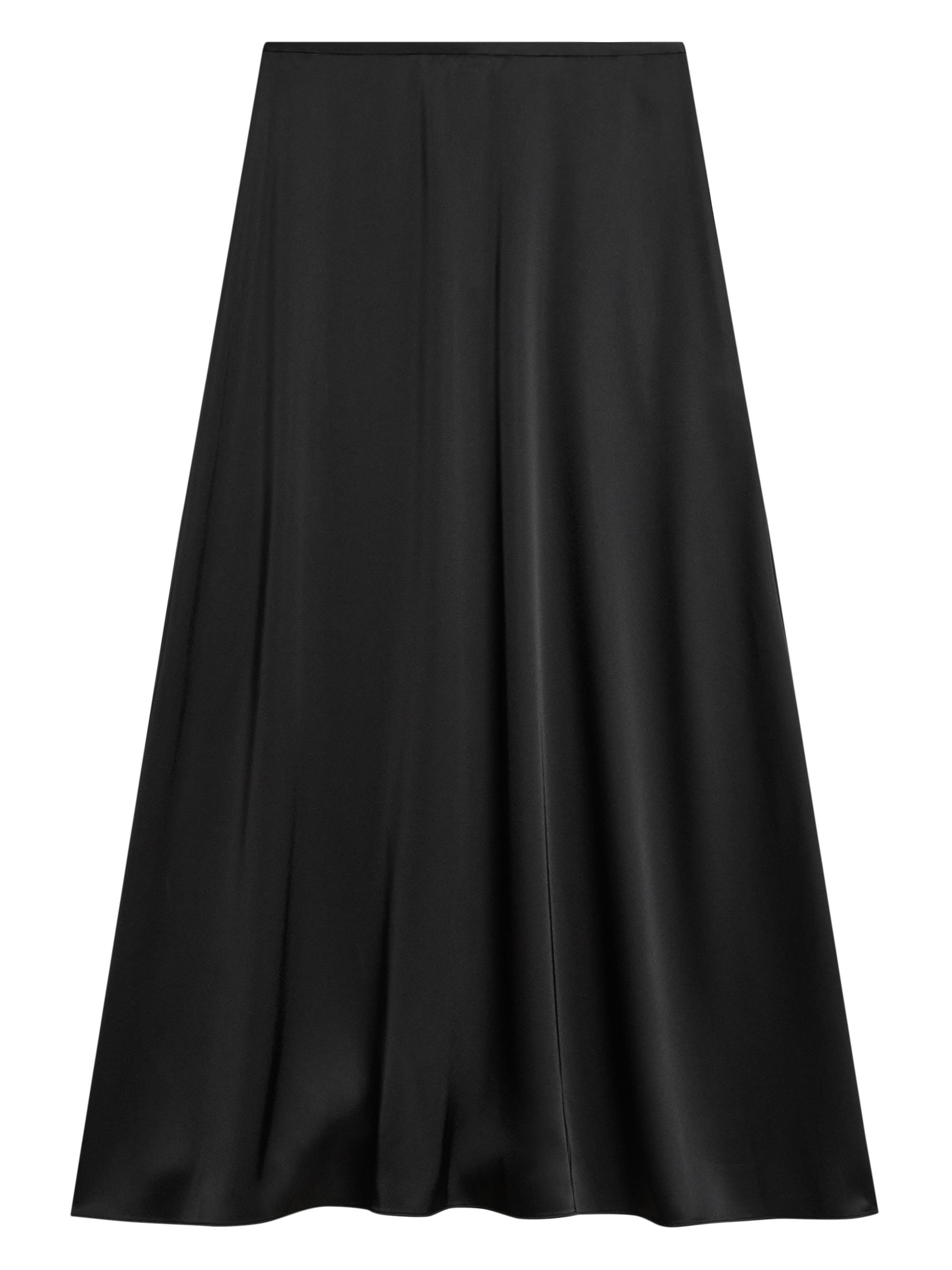 Theory Fluted Seam Midi-Skirt | Saks Fifth Avenue